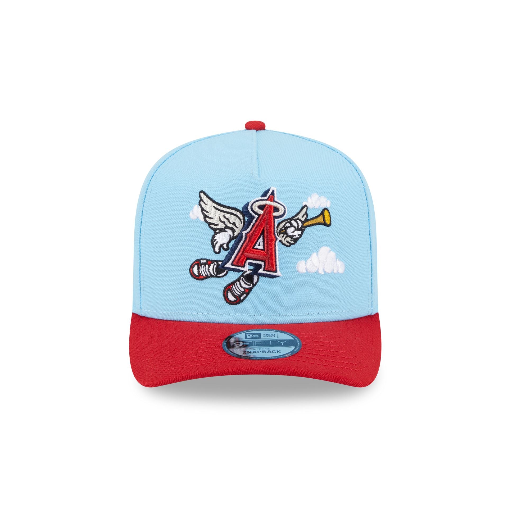 Alternative view of Los Angeles Angels Cartoon 9Fifty A-Frame Snapback Hat