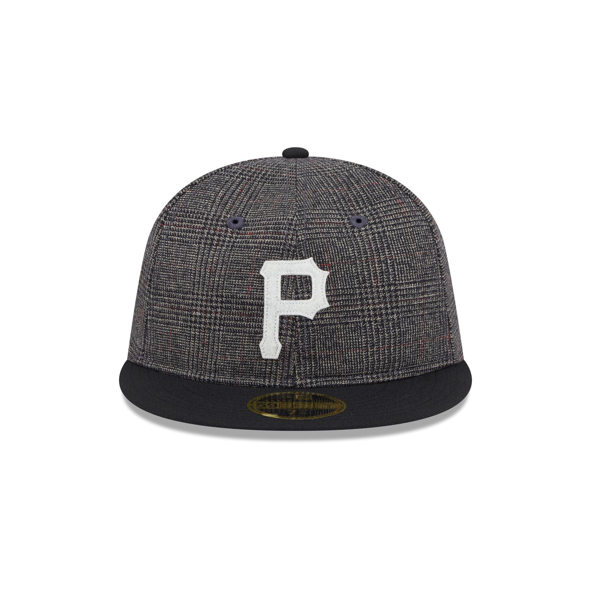 Alternative view of Pittsburgh Pirates Plaid Retro Crown 59Fifty Fitted Hat