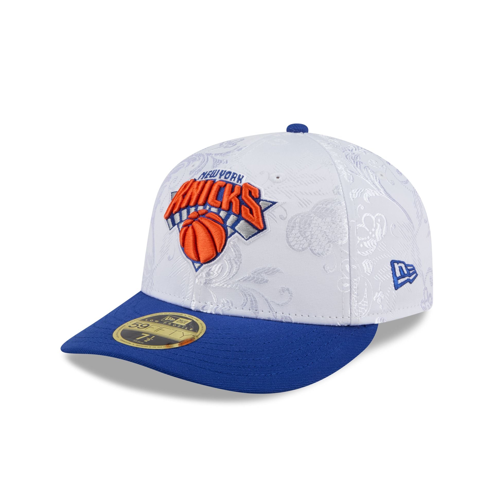 New York Knicks Floral Shine Low Profile 59Fifty Fitted Hat