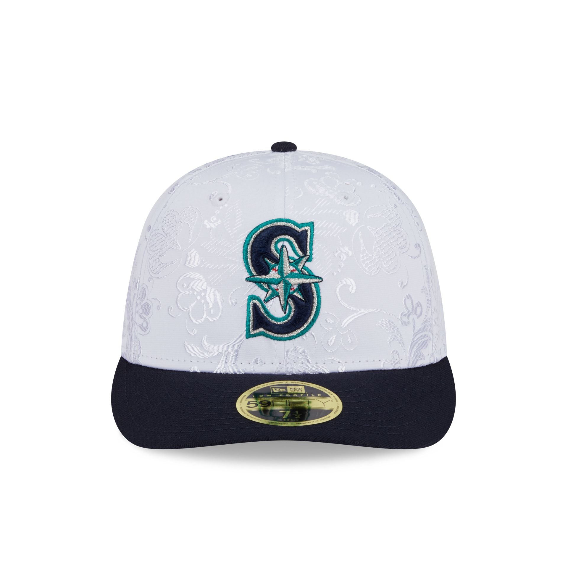 Alternative view of Seattle Mariners Floral Shine Low Profile 59Fifty Fitted Hat