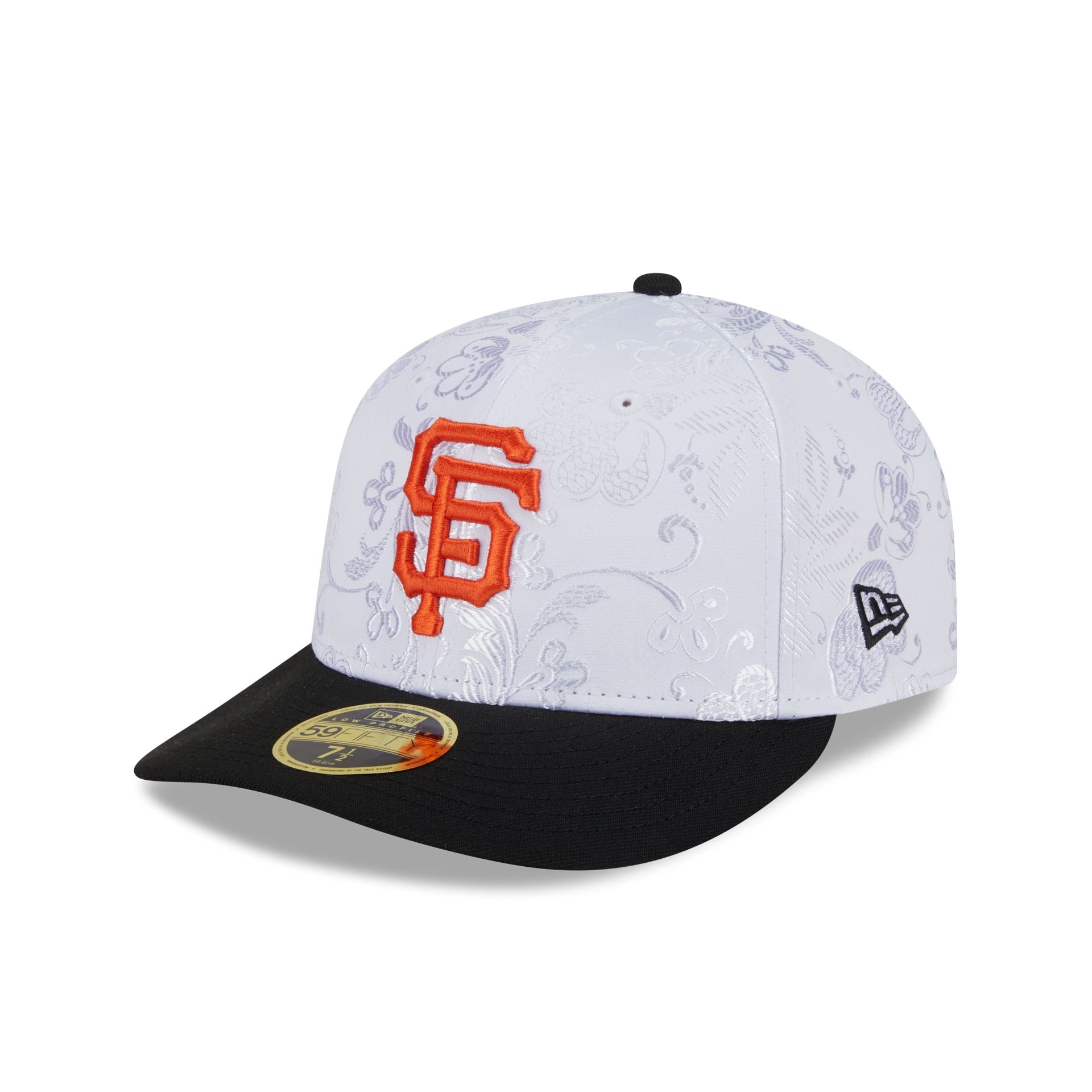 San Francisco Giants Floral Shine Low Profile 59Fifty Fitted Hat