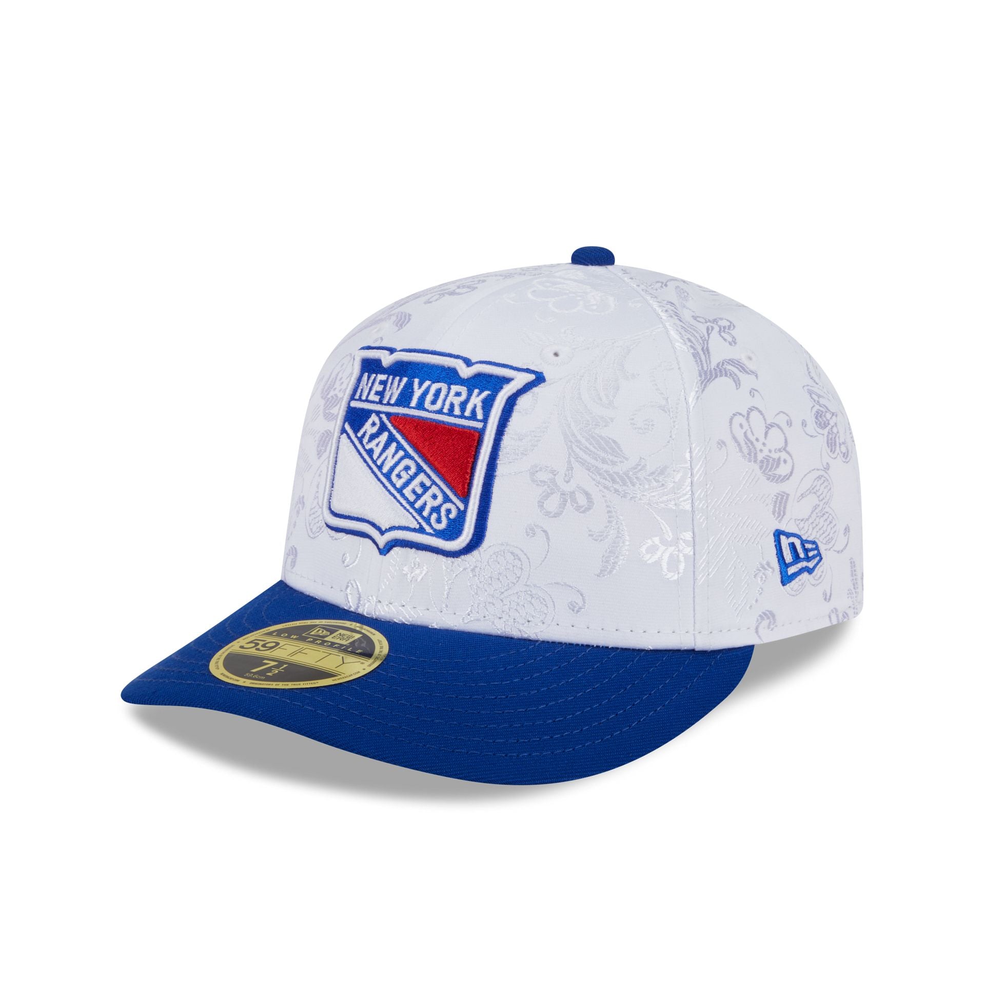 New York Rangers Floral Shine Low Profile 59Fifty Fitted Hat