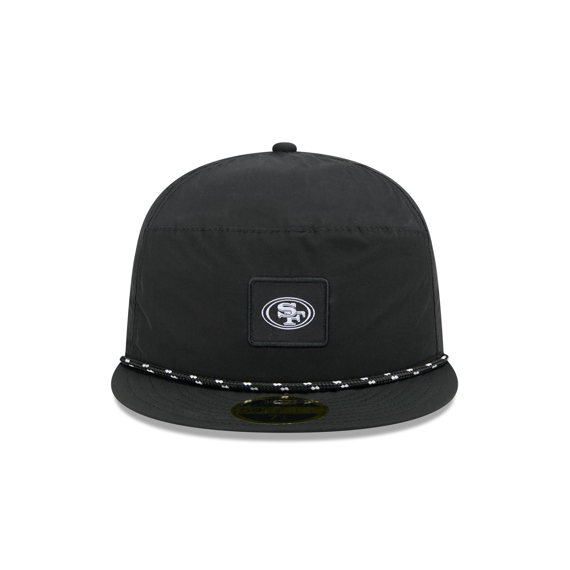 Alternative view of San Francisco 49Ers Black Poly Rope Split Panel 59Fifty Fitted Hat
