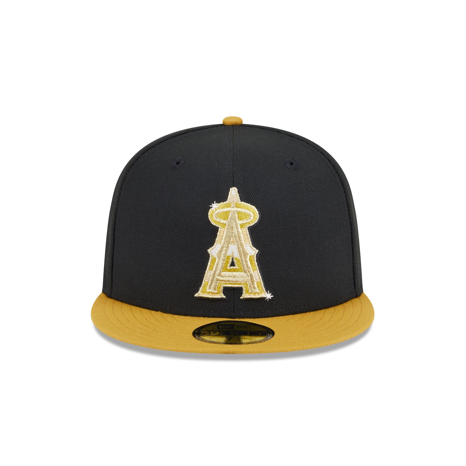 Alternative view of Los Angeles Angels Metallic Gold Logo 59Fifty Fitted Hat