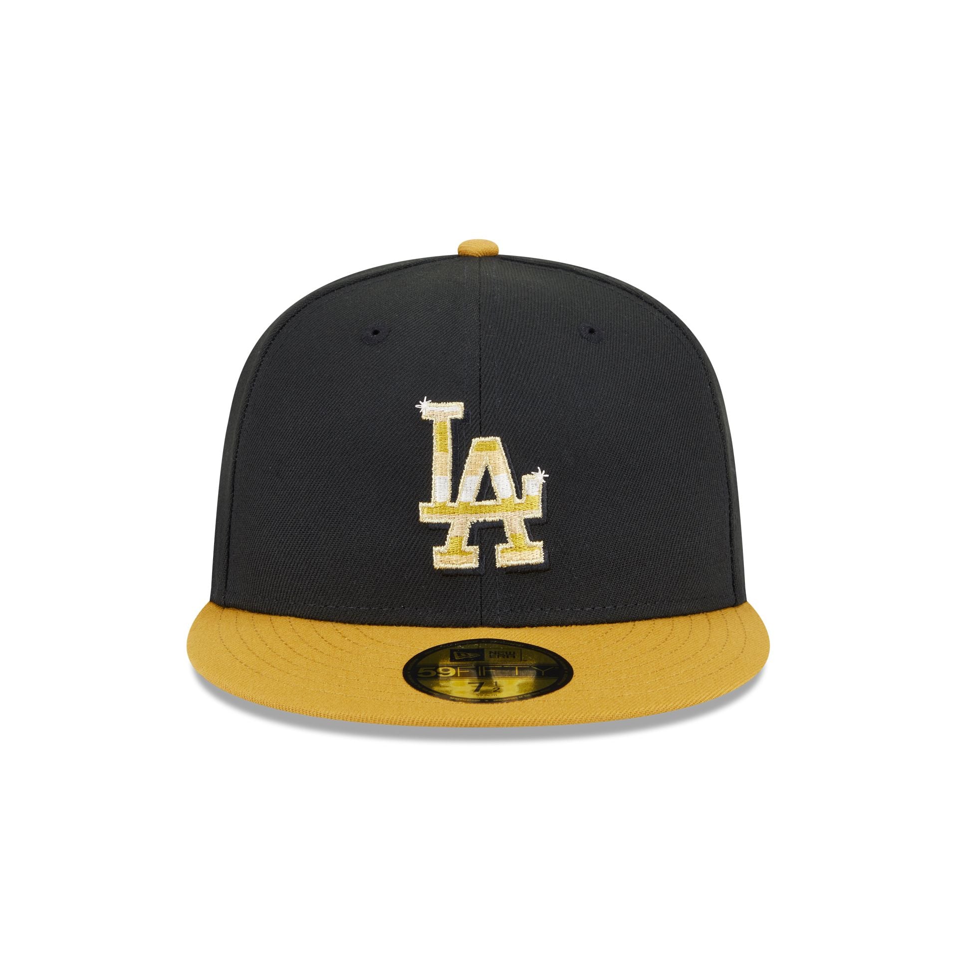 Alternative view of Los Angeles Dodgers Metallic Gold Logo 59Fifty Fitted Hat