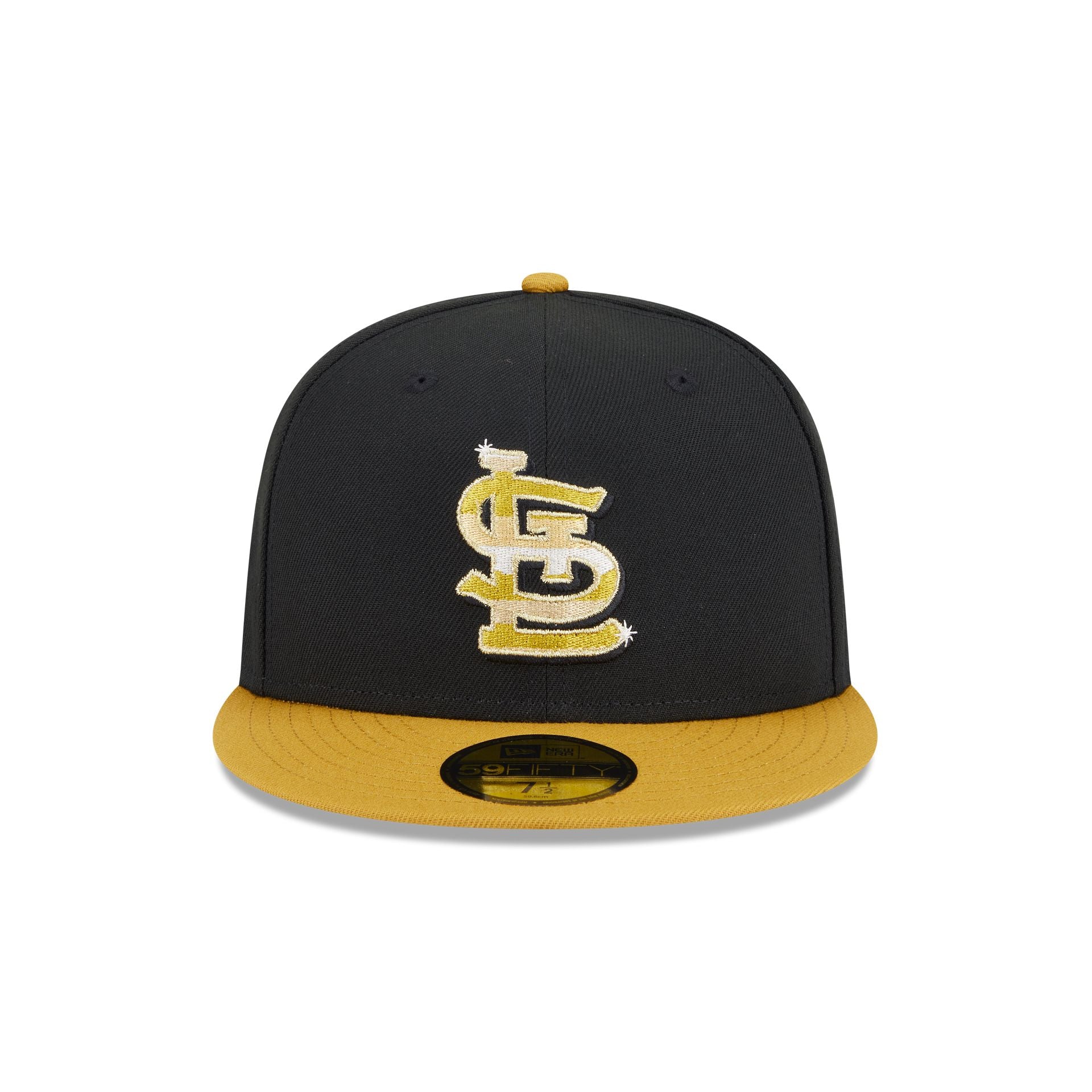 Alternative view of St. Louis Cardinals Metallic Gold Logo 59Fifty Fitted Hat
