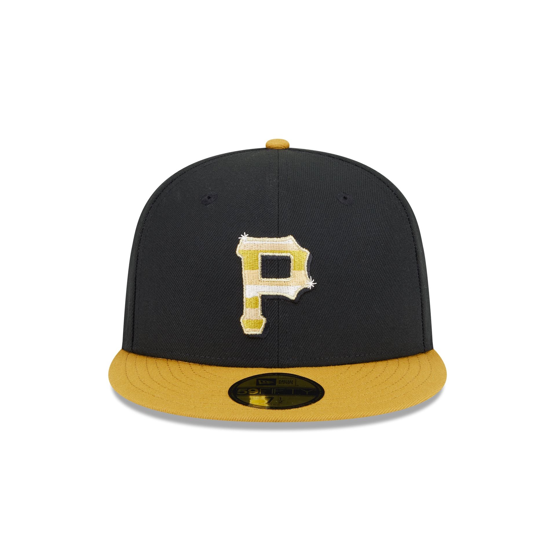 Alternative view of Pittsburgh Pirates Metallic Gold Logo 59Fifty Fitted Hat