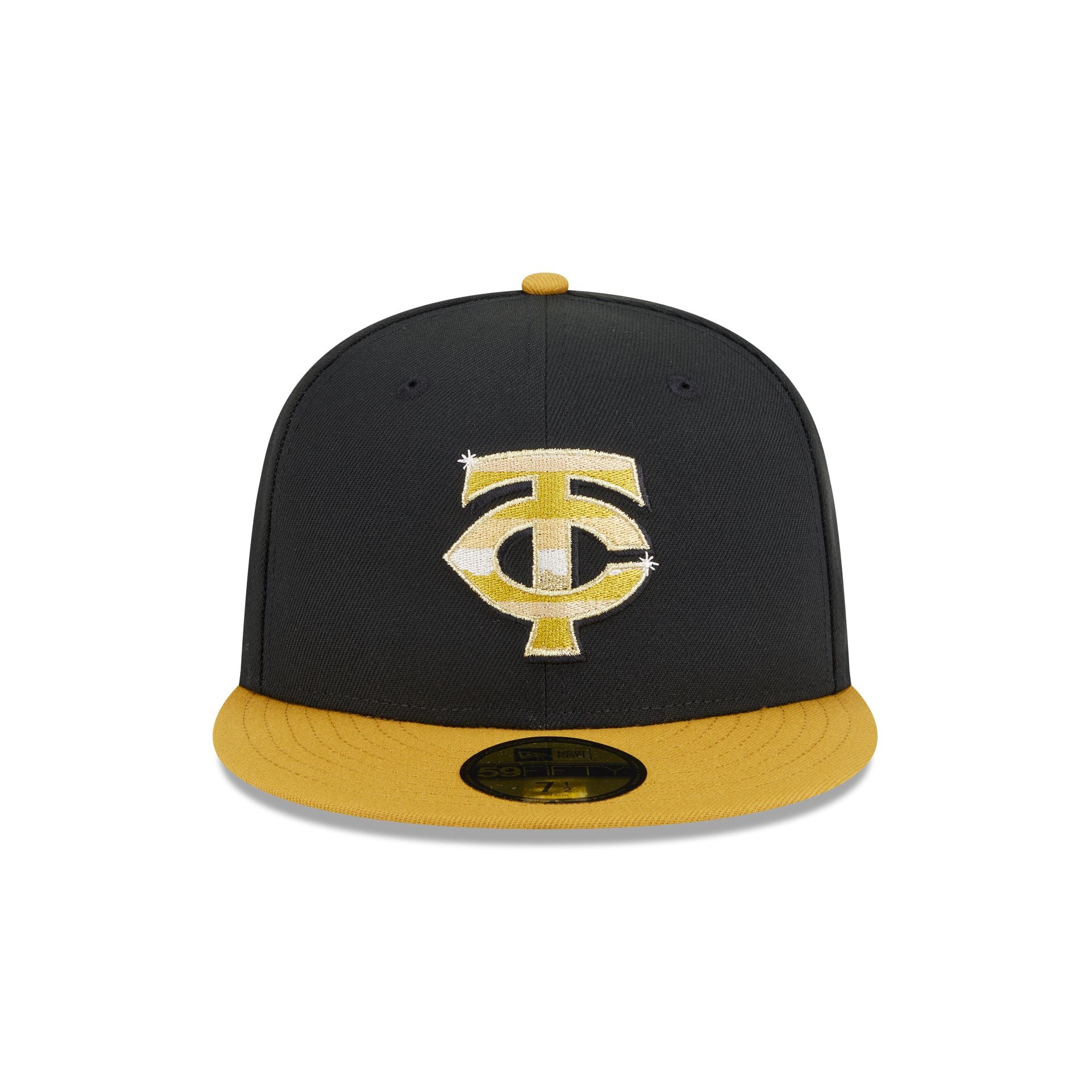 Alternative view of Minnesota Twins Metallic Gold Logo 59Fifty Fitted Hat