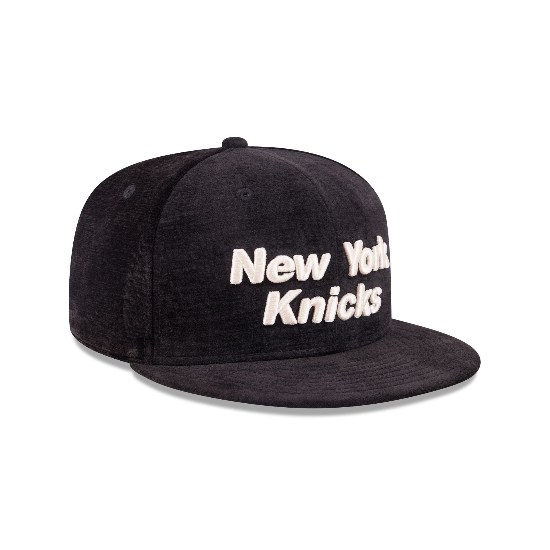 New York Knicks Black Velvet 59Fifty Fitted Hat - Image 3