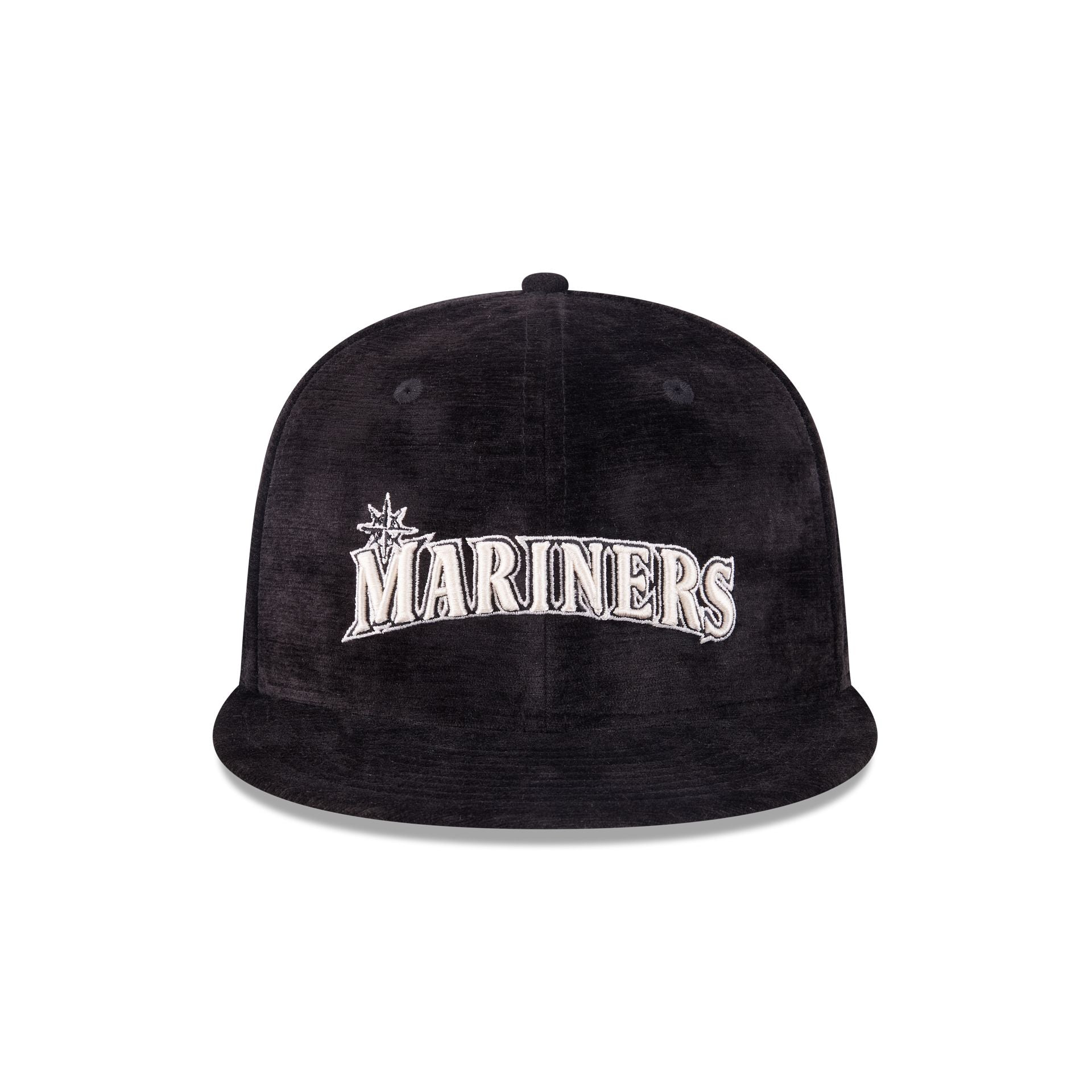 Alternative view of Seattle Mariners Black Velvet 59Fifty Fitted Hat