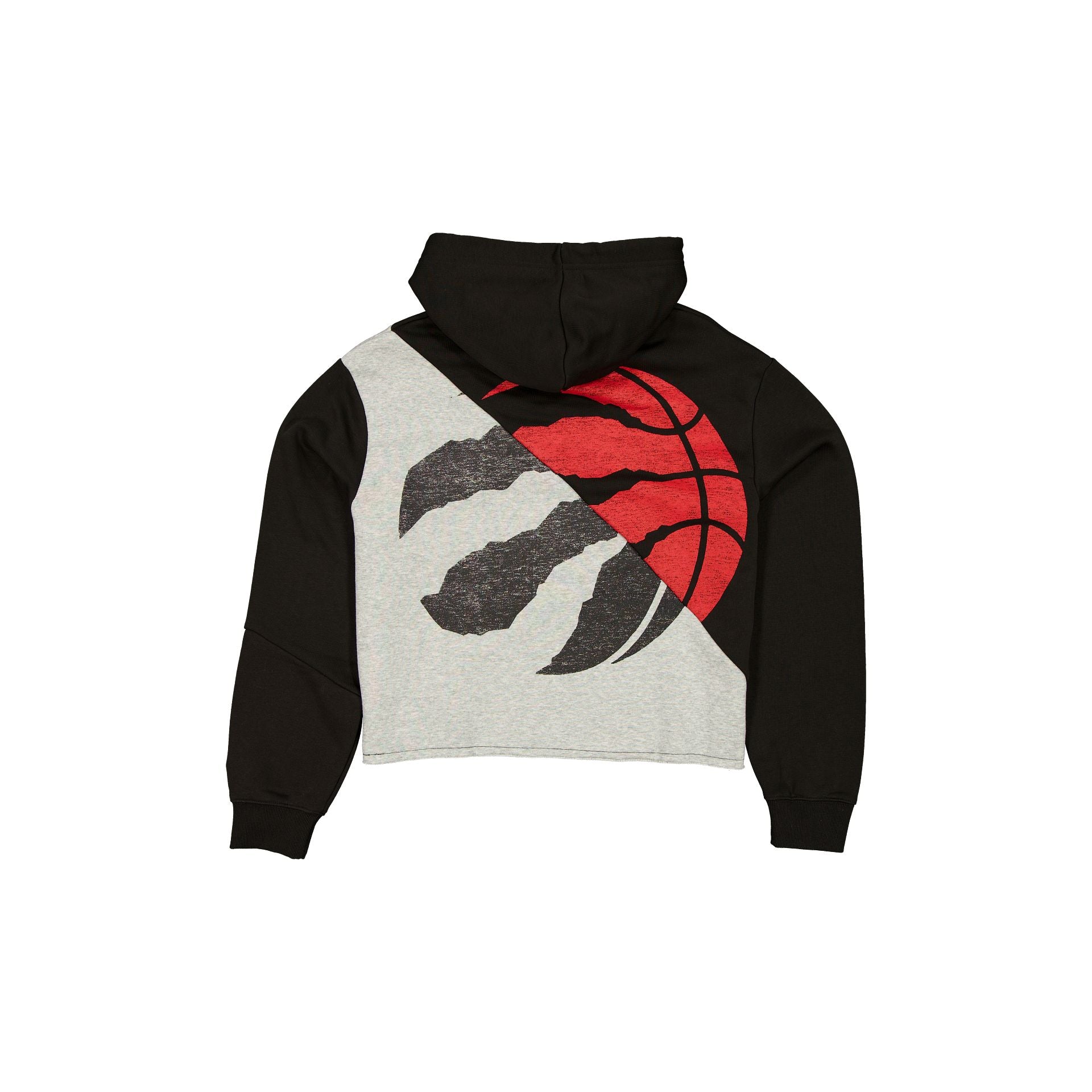 Alternative view of Toronto Raptors Team Split Women's Cropped Hoodie