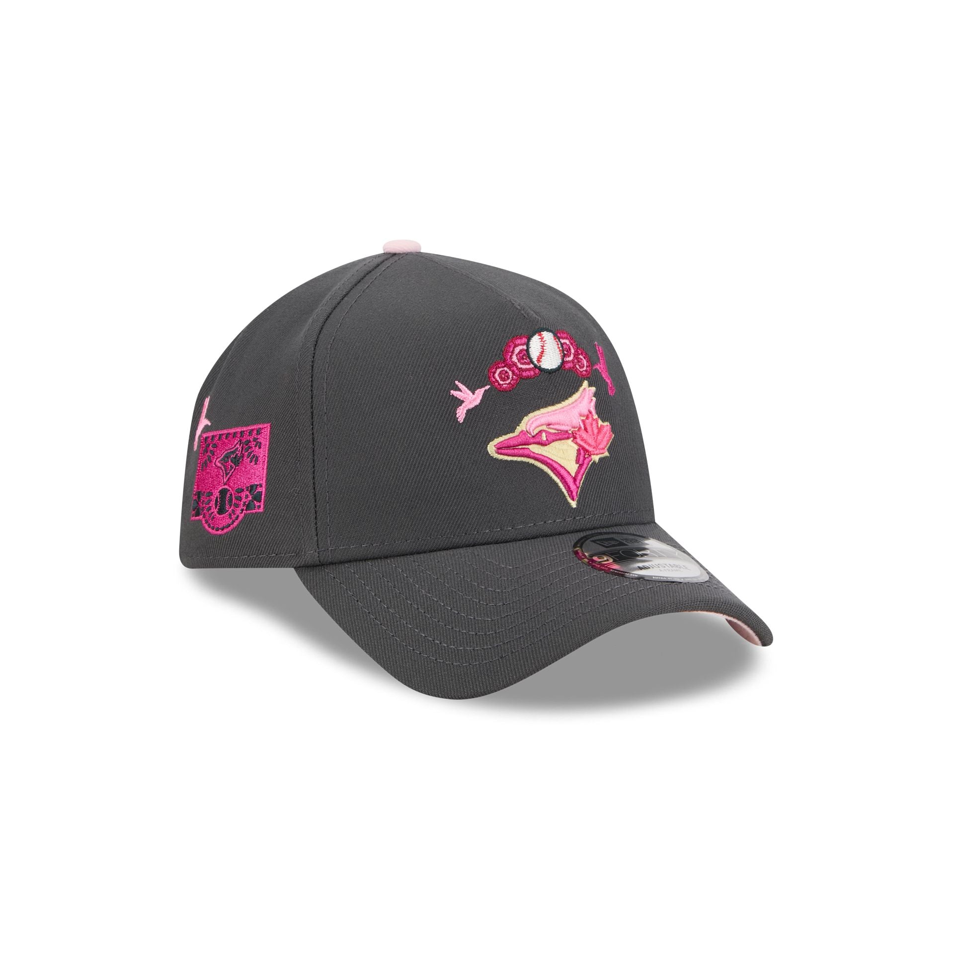 Toronto Blue Jays Day Of The Dead Graphite 9Forty A-Frame Snapback Hat