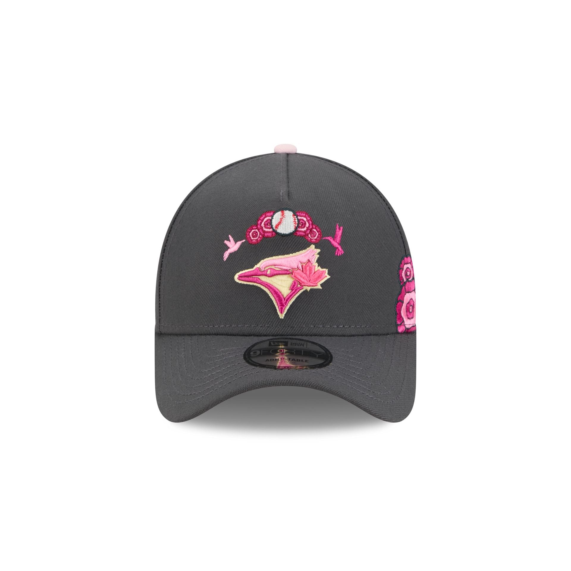 Alternative view of Toronto Blue Jays Day Of The Dead Graphite 9Forty A-Frame Snapback Hat
