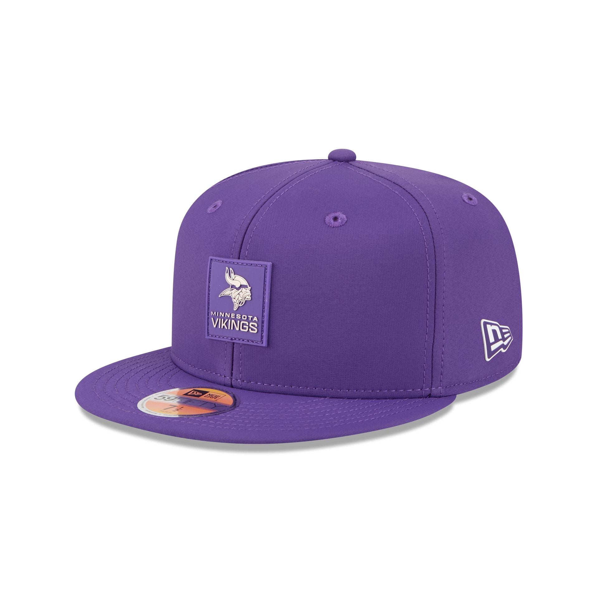 Minnesota Vikings 2025 Sideline Hot Weather 59Fifty Fitted Hat