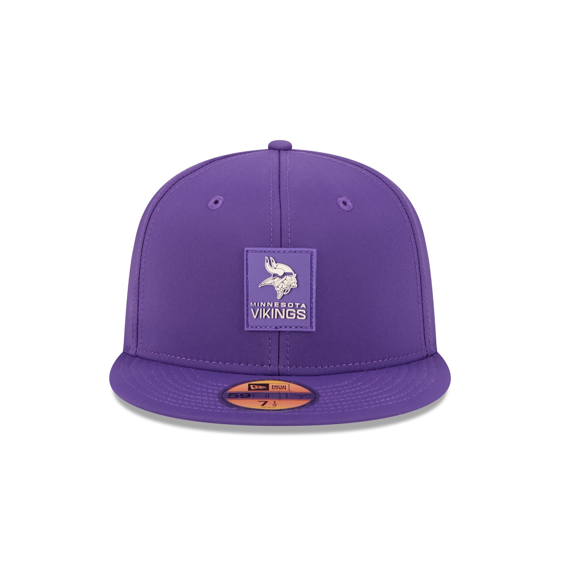 Alternative view of Minnesota Vikings 2025 Sideline Hot Weather 59Fifty Fitted Hat