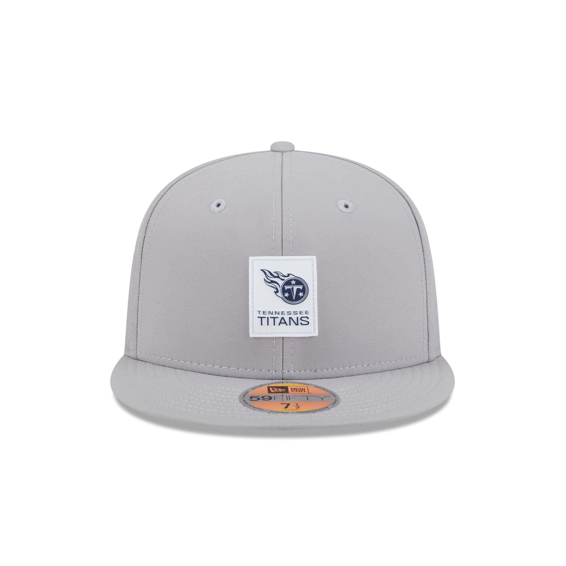 Alternative view of Tennessee Titans 2025 Sideline Hot Weather Gray 59Fifty Fitted Hat