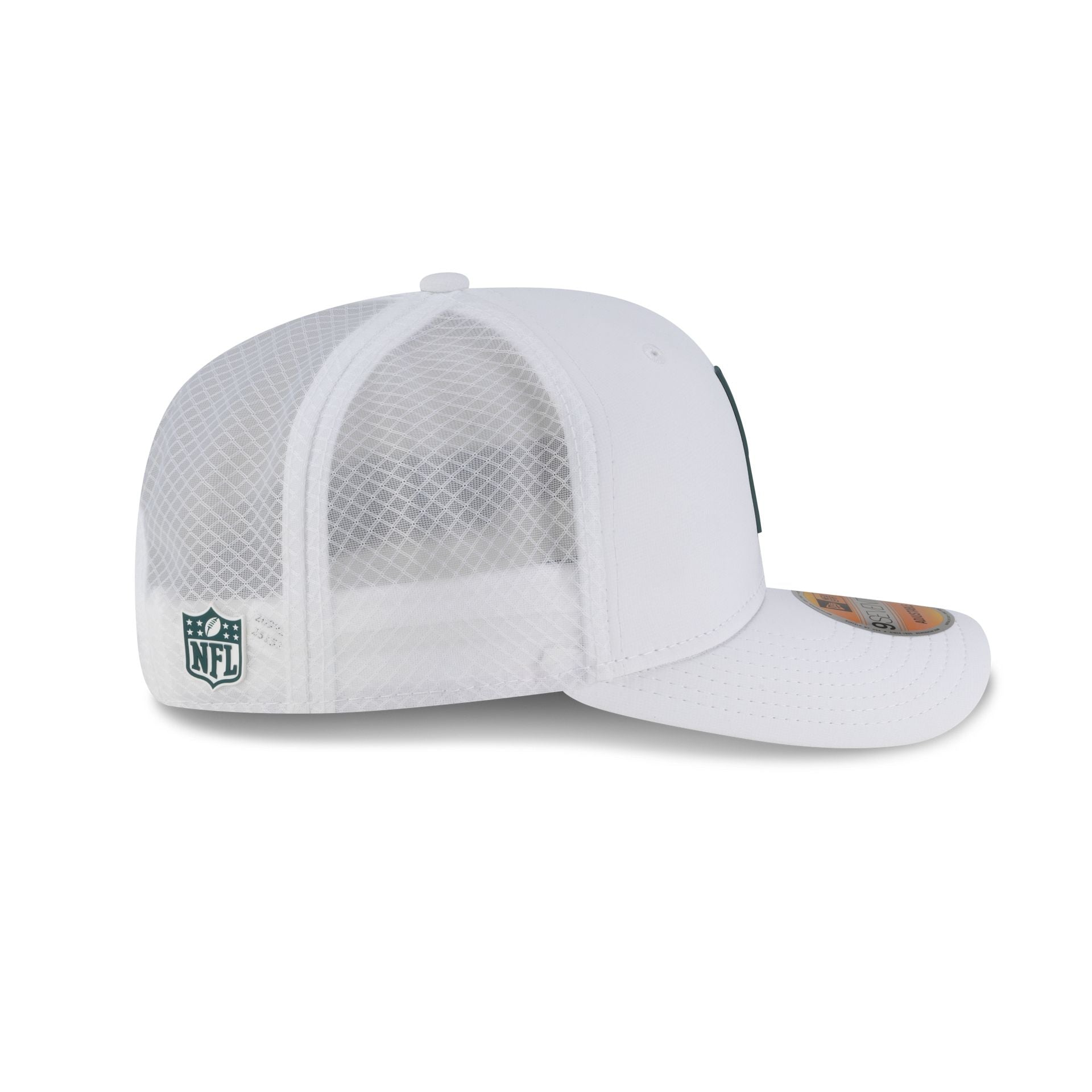 Philadelphia Eagles 2025 Sideline Hot Weather White 9Seventy Trucker Hat - Image 5