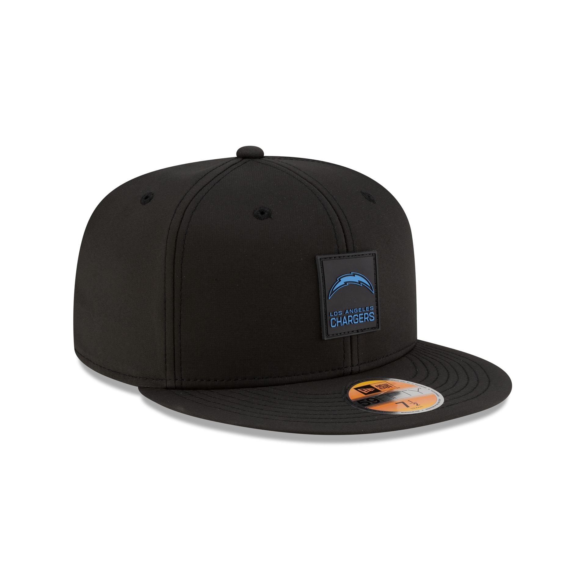 Los Angeles Chargers 2025 Sideline Hot Weather Black 59Fifty Fitted Hat - Image 3