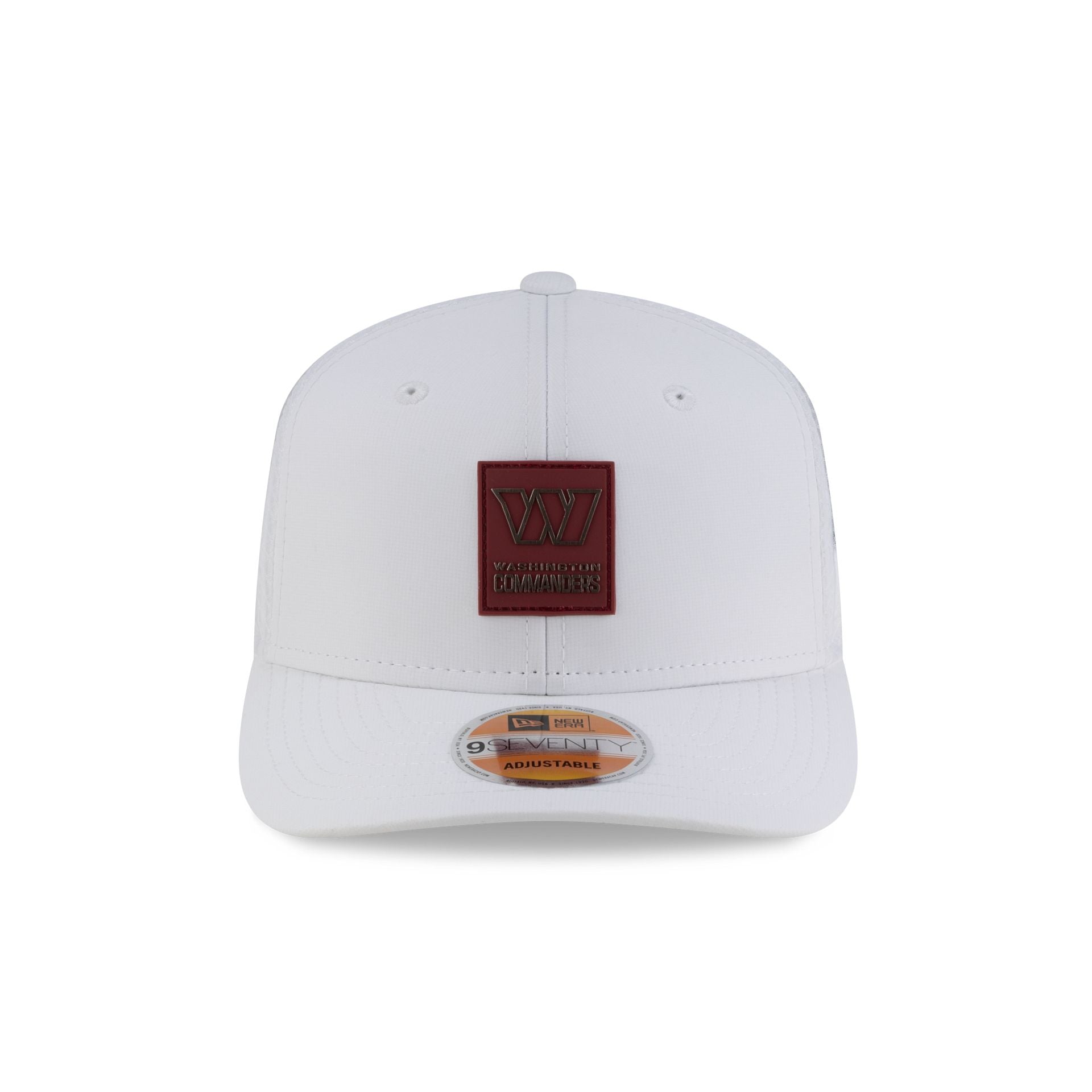 Alternative view of Washington Commanders 2025 Sideline Hot Weather White 9Seventy Trucker Hat