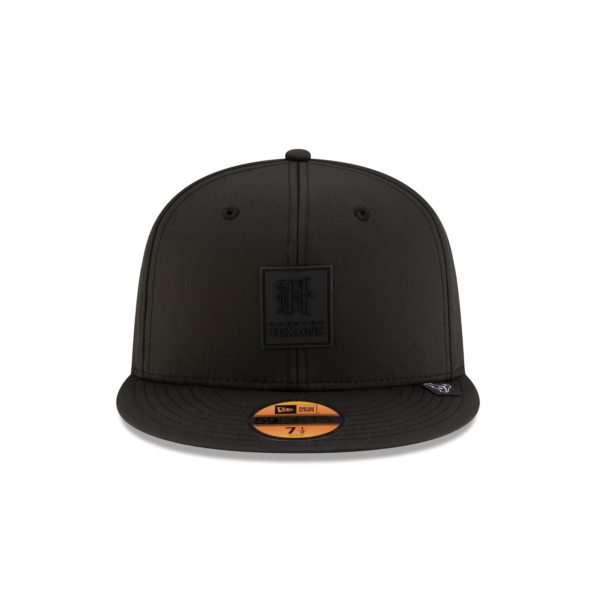 Alternative view of Houston Texans 2025 Sideline Hot Weather Black H 59Fifty Fitted Hat