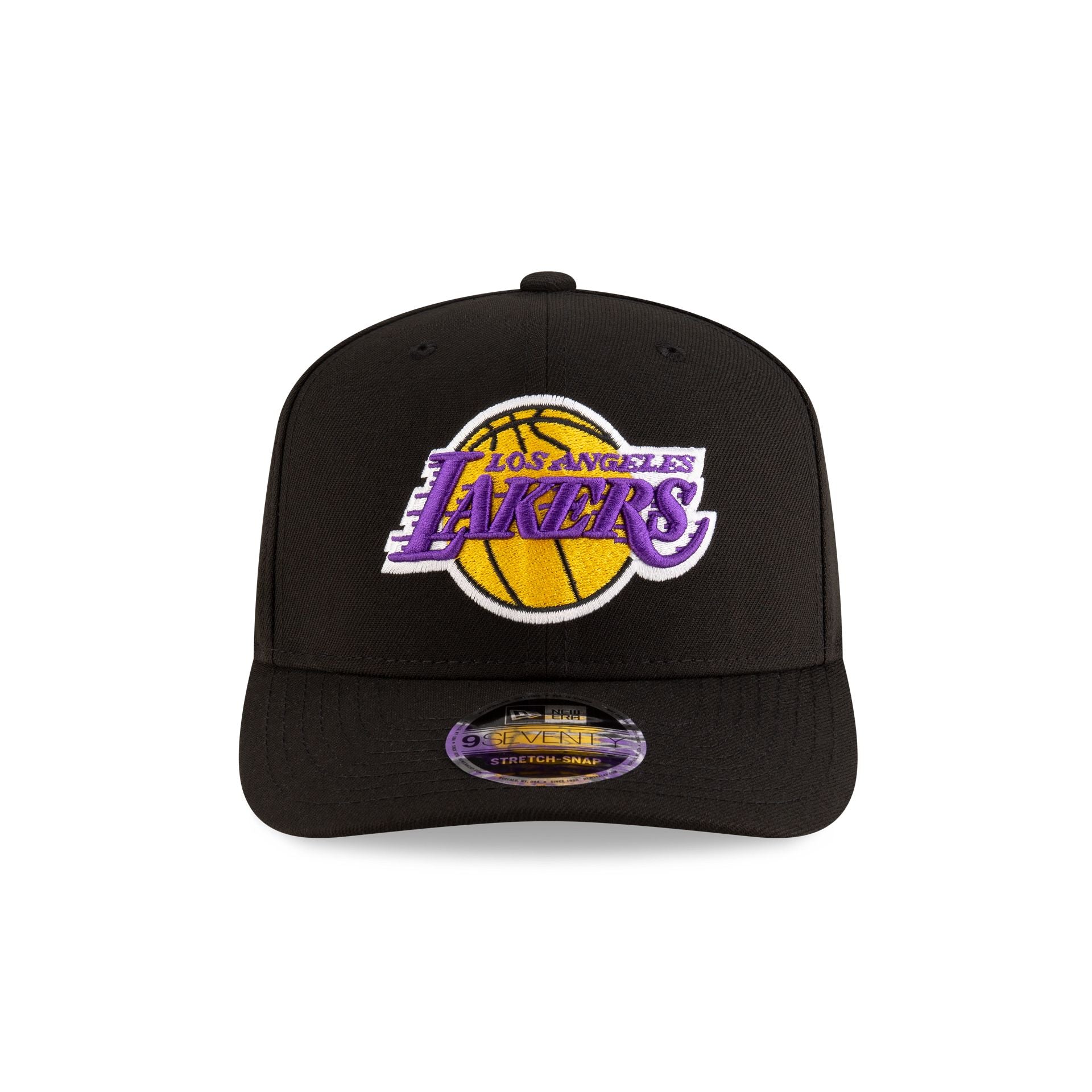 Alternative view of Los Angeles Lakers Team Black 9Seventy Stretch-Snap Hat