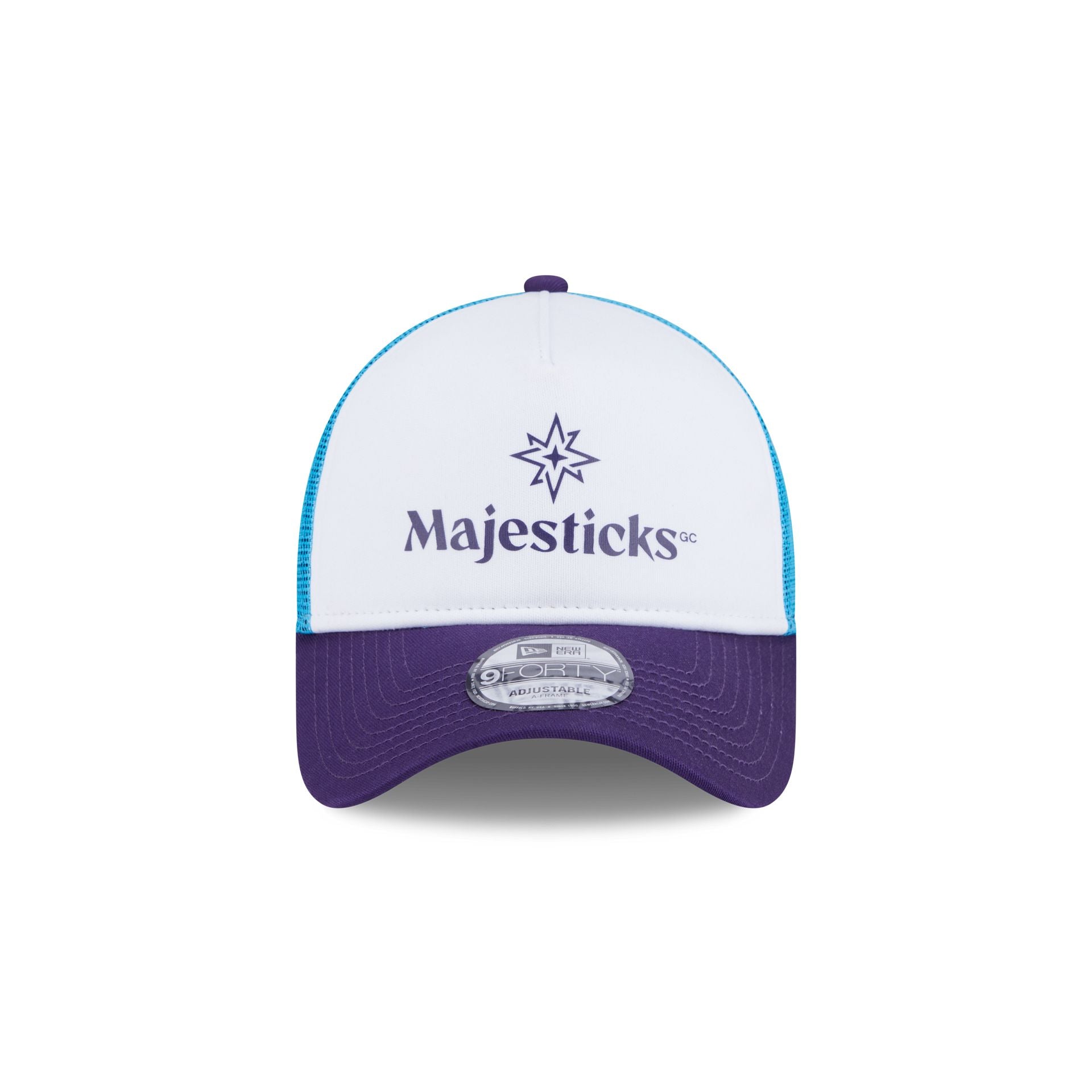 Alternative view of Majesticks Gc White 9Forty A-Frame Trucker Hat