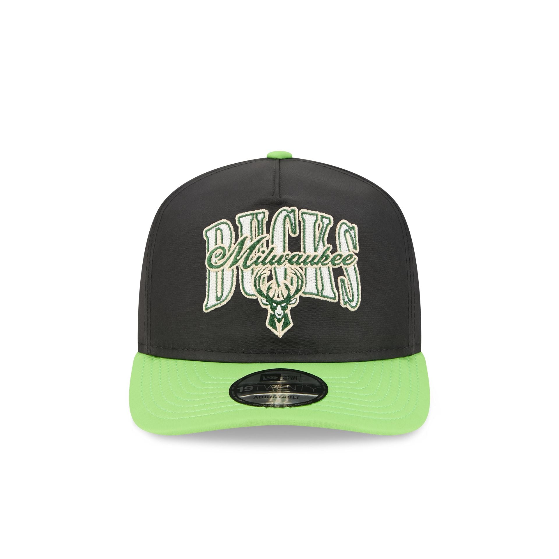 Alternative view of Milwaukee Bucks Dual Logo 19Twenty Adjustable Hat