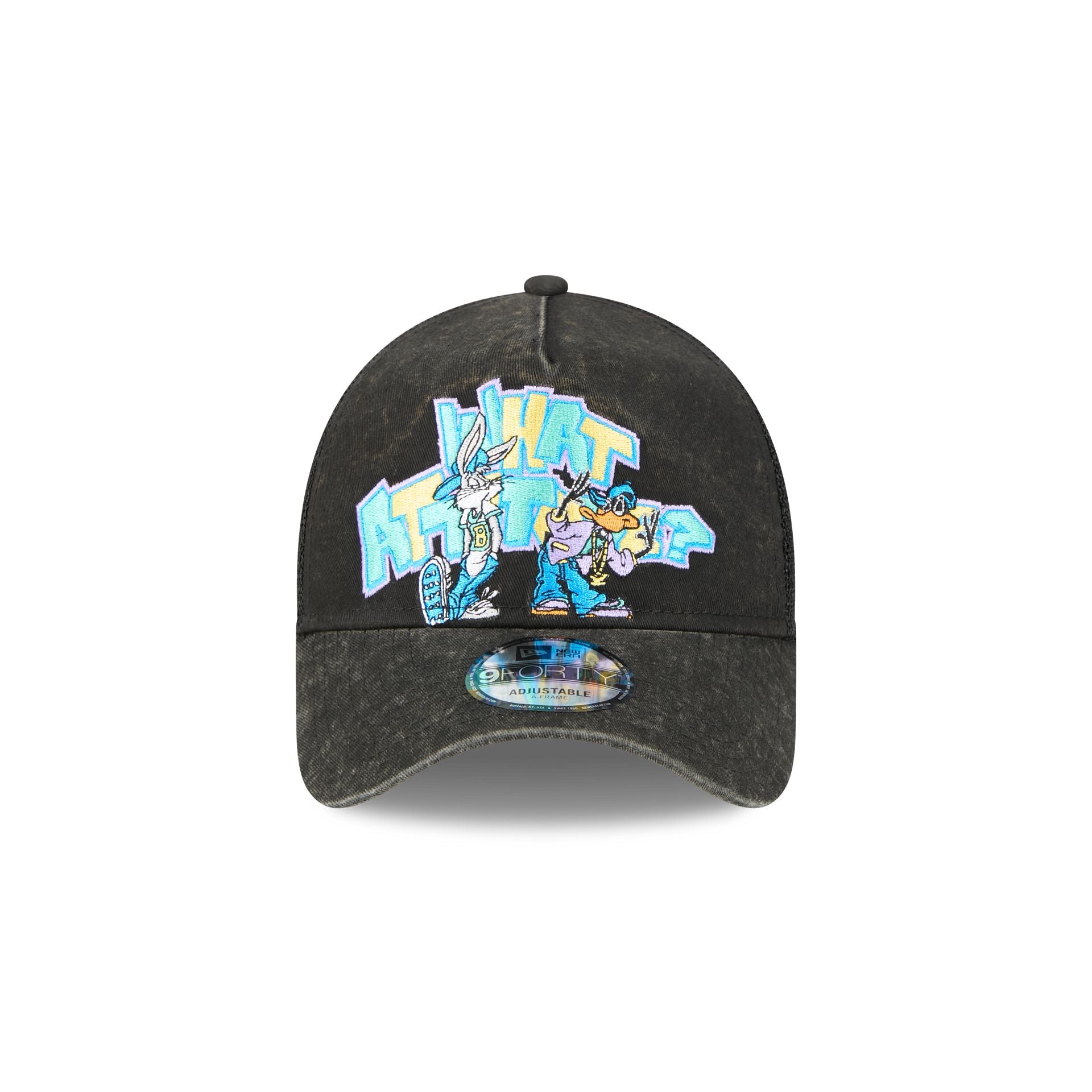 Alternative view of Looney Tunes Bugs N' Daffy 9Forty A-Frame Trucker Hat