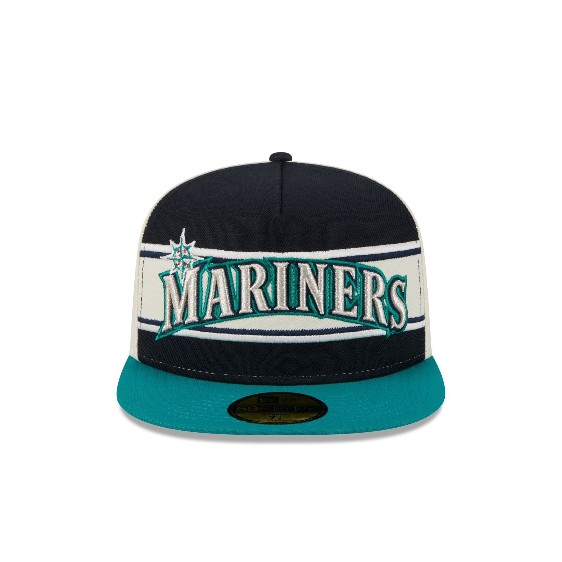 Alternative view of Seattle Mariners Summer Derby 59Fifty A-Frame Fitted Hat