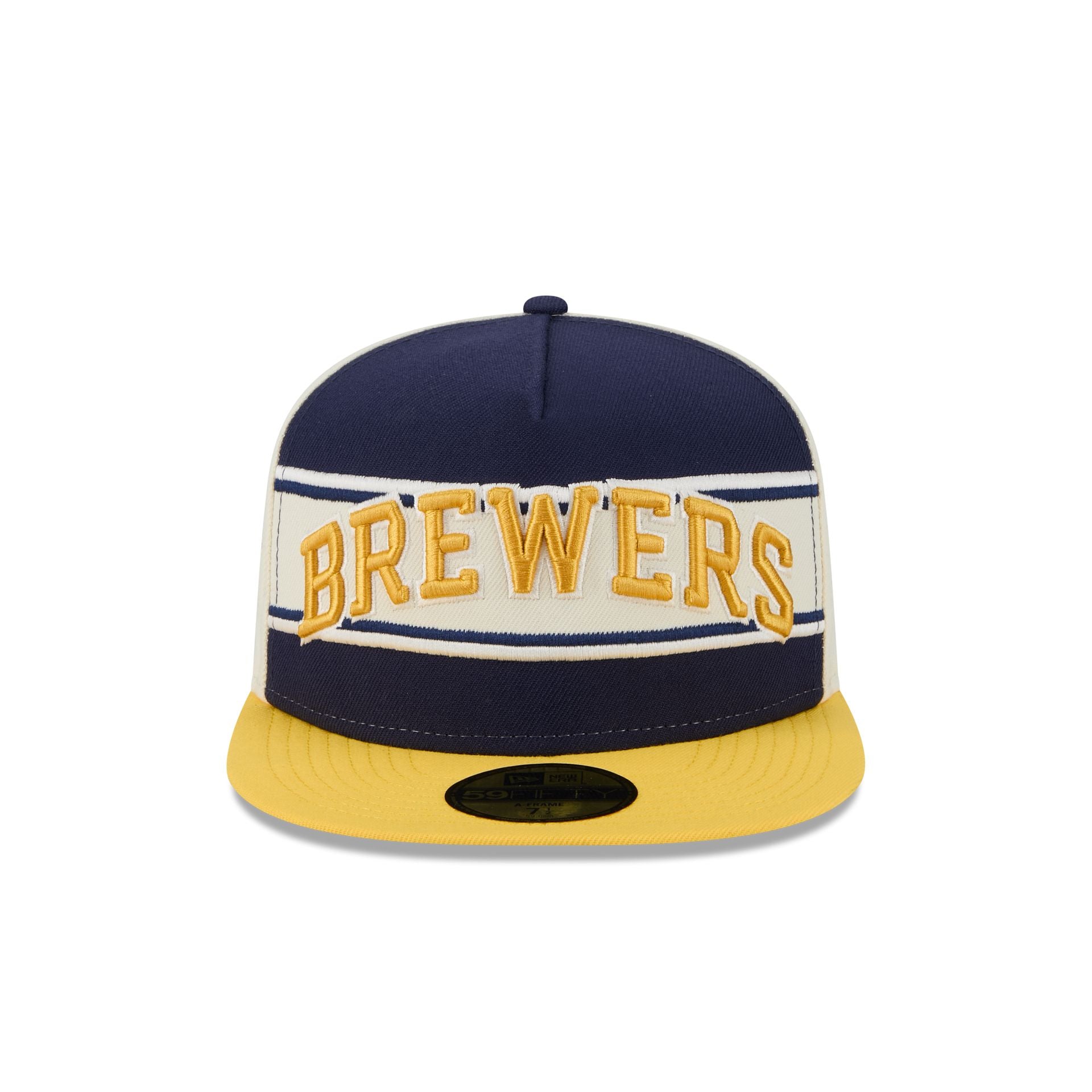 Alternative view of Milwaukee Brewers Summer Derby 59Fifty A-Frame Fitted Hat