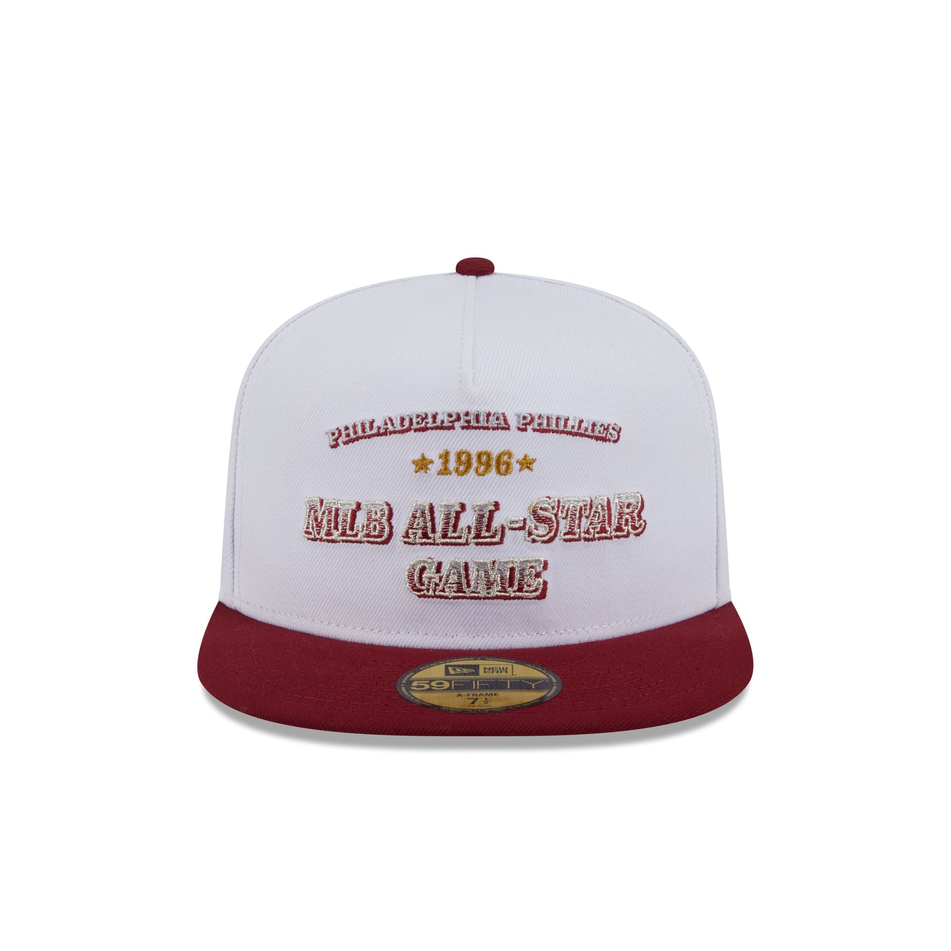 Philadelphia Phillies Summer Derby White 59Fifty A-Frame Fitted Hat - Image 2