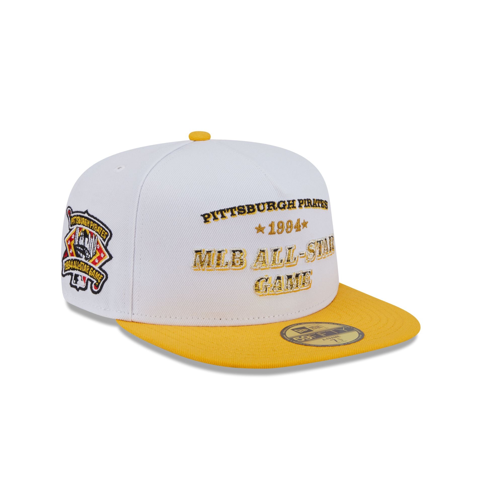 Pittsburgh Pirates Summer Derby White 59Fifty A-Frame Fitted Hat