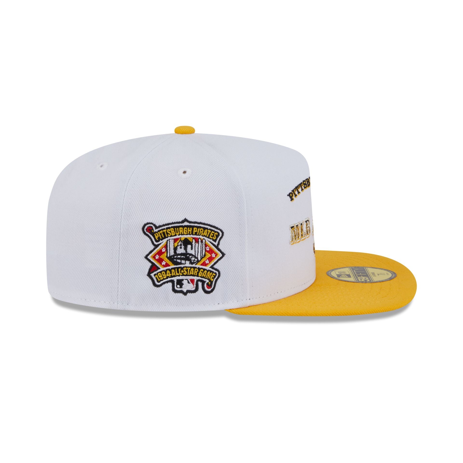 Pittsburgh Pirates Summer Derby White 59Fifty A-Frame Fitted Hat - Image 4