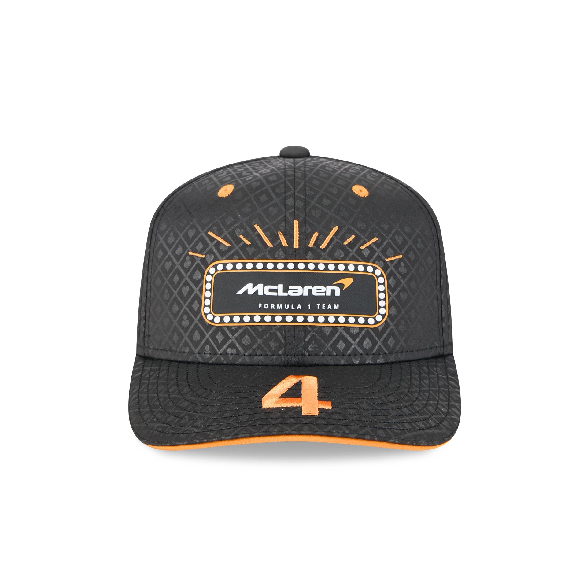 Alternative view of Mclaren Formula 1 Team 2025 Las Vegas Race Special Lando Norris 9Seventy Stretch-Snap Hat