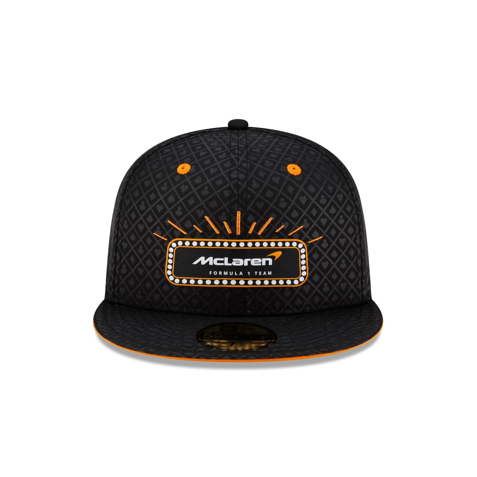 Alternative view of Mclaren Formula 1 Team 2025 Las Vegas Race Special 59Fifty Fitted Hat