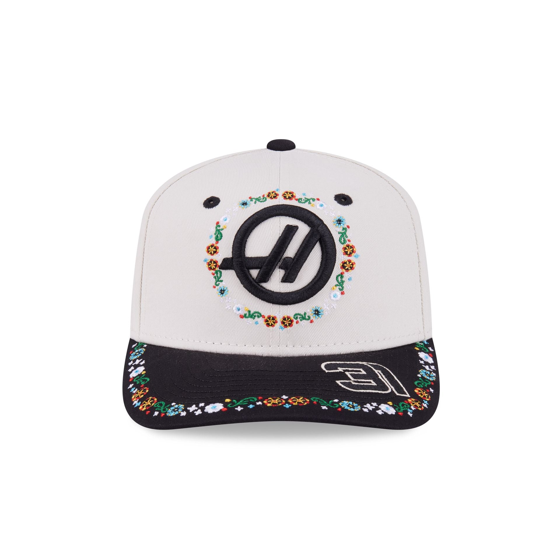 Alternative view of Tgr Haas F1 Team 2025 Mexico City Race Special Esteban Ocon 9Seventy Stretch-Snap Hat