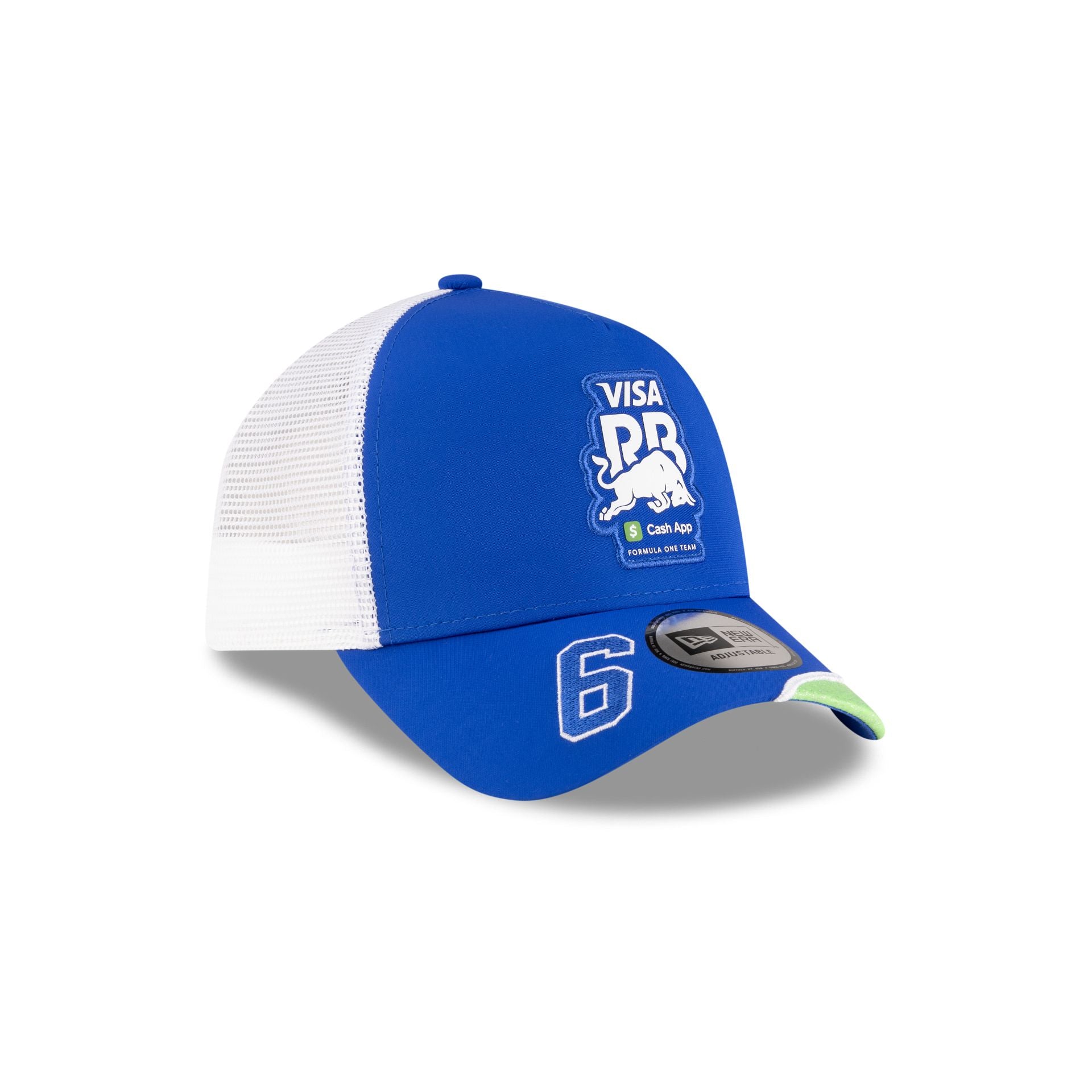 Visa Cash App Racing Bulls 2025 Las Vegas Race Special Isack Hadjar 9Forty A-Frame Trucker Hat