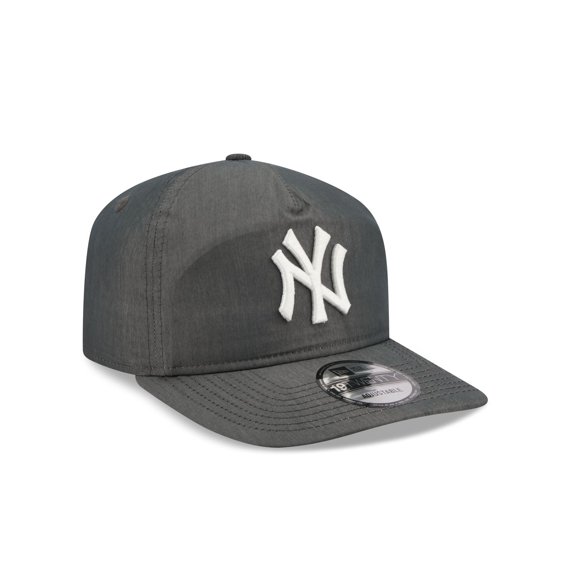 New York Yankees Heather Gray Nylon 19Twenty Adjustable Hat - Image 3
