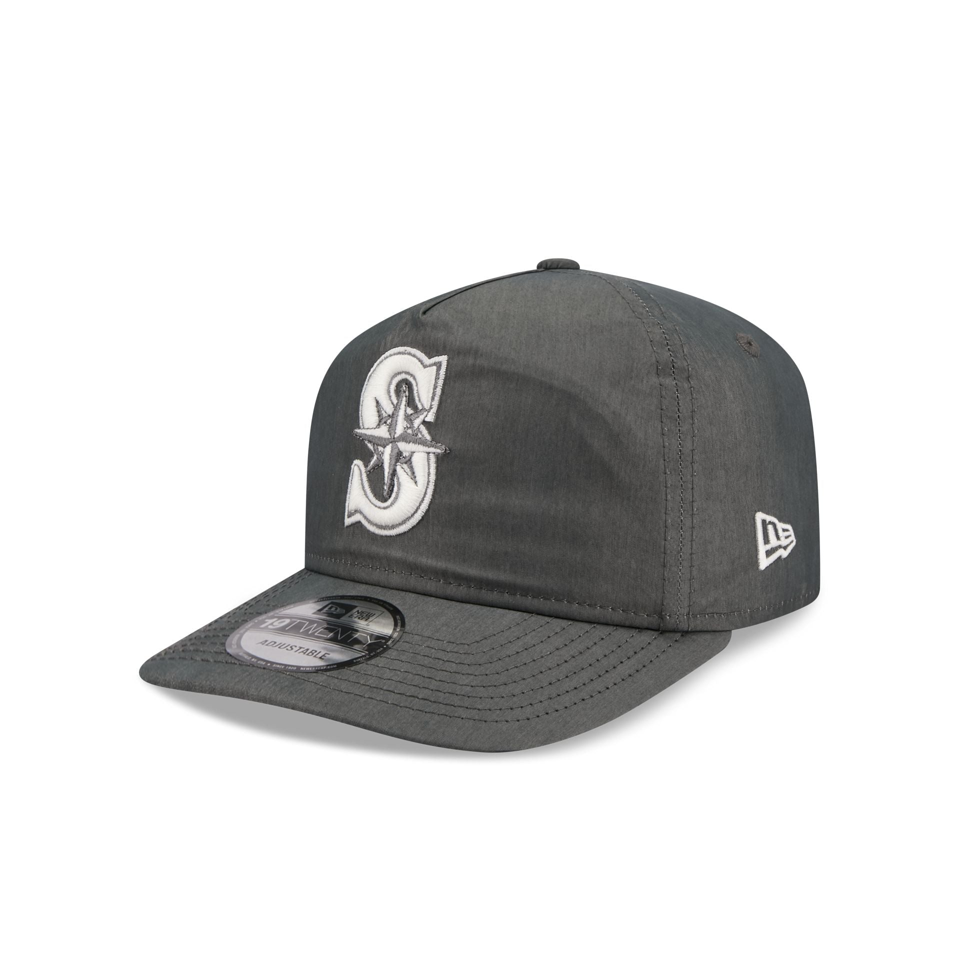 Seattle Mariners Heather Gray Nylon 19Twenty Adjustable Hat