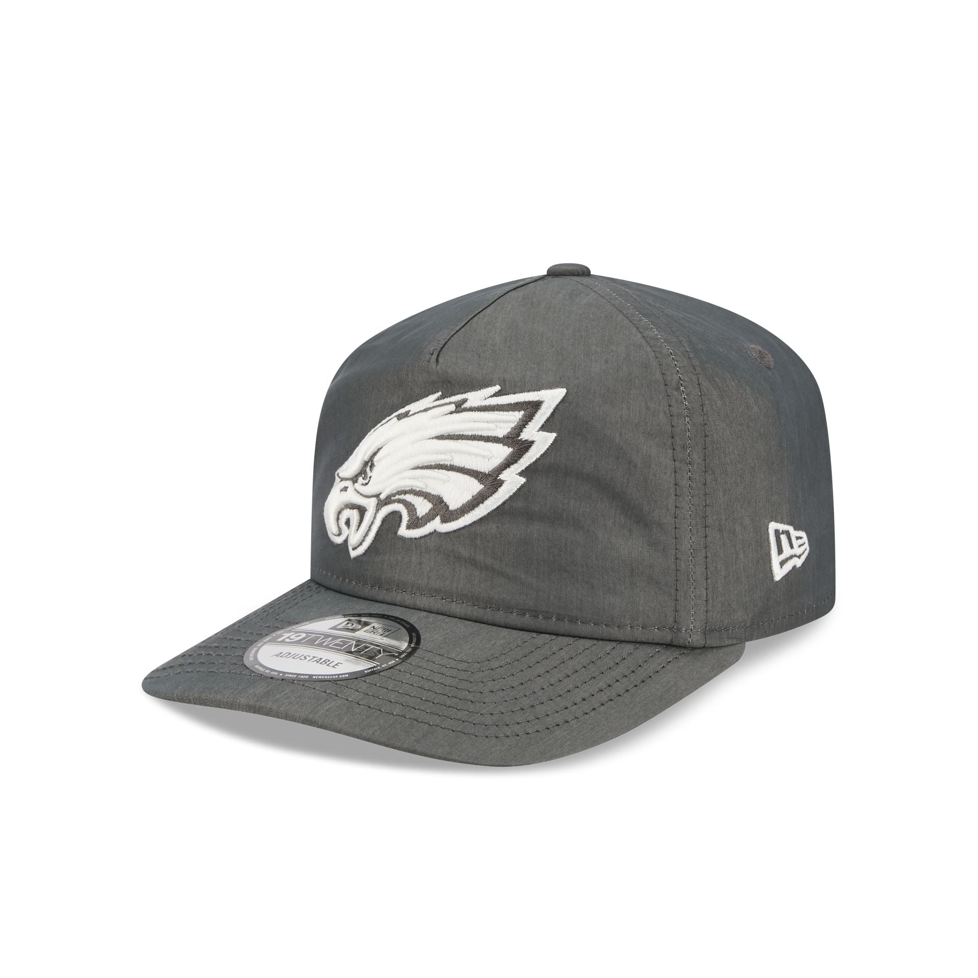 Philadelphia Eagles Heather Gray Nylon 19Twenty Adjustable Hat