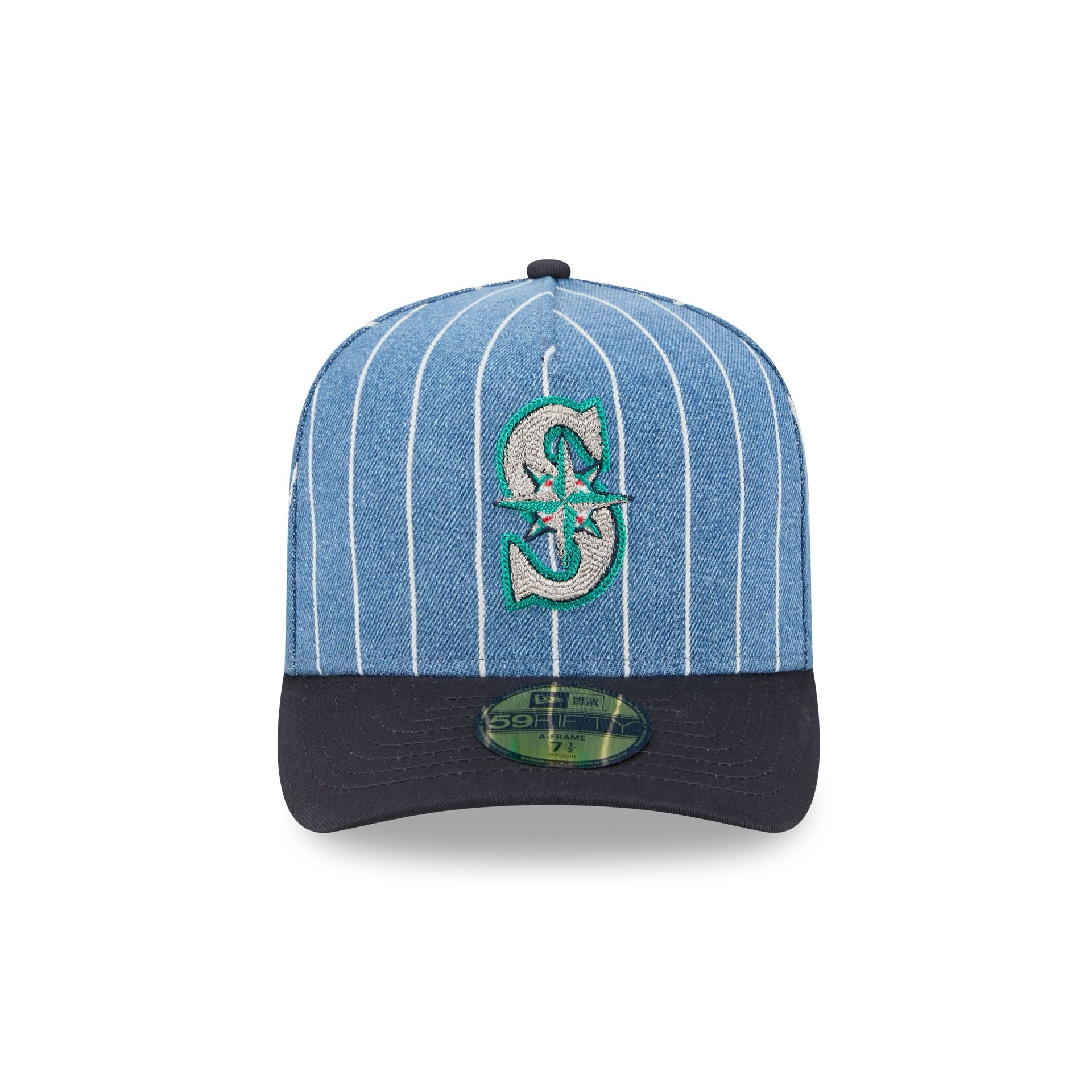 Alternative view of Seattle Mariners Parallel 59Fifty A-Frame Fitted Hat