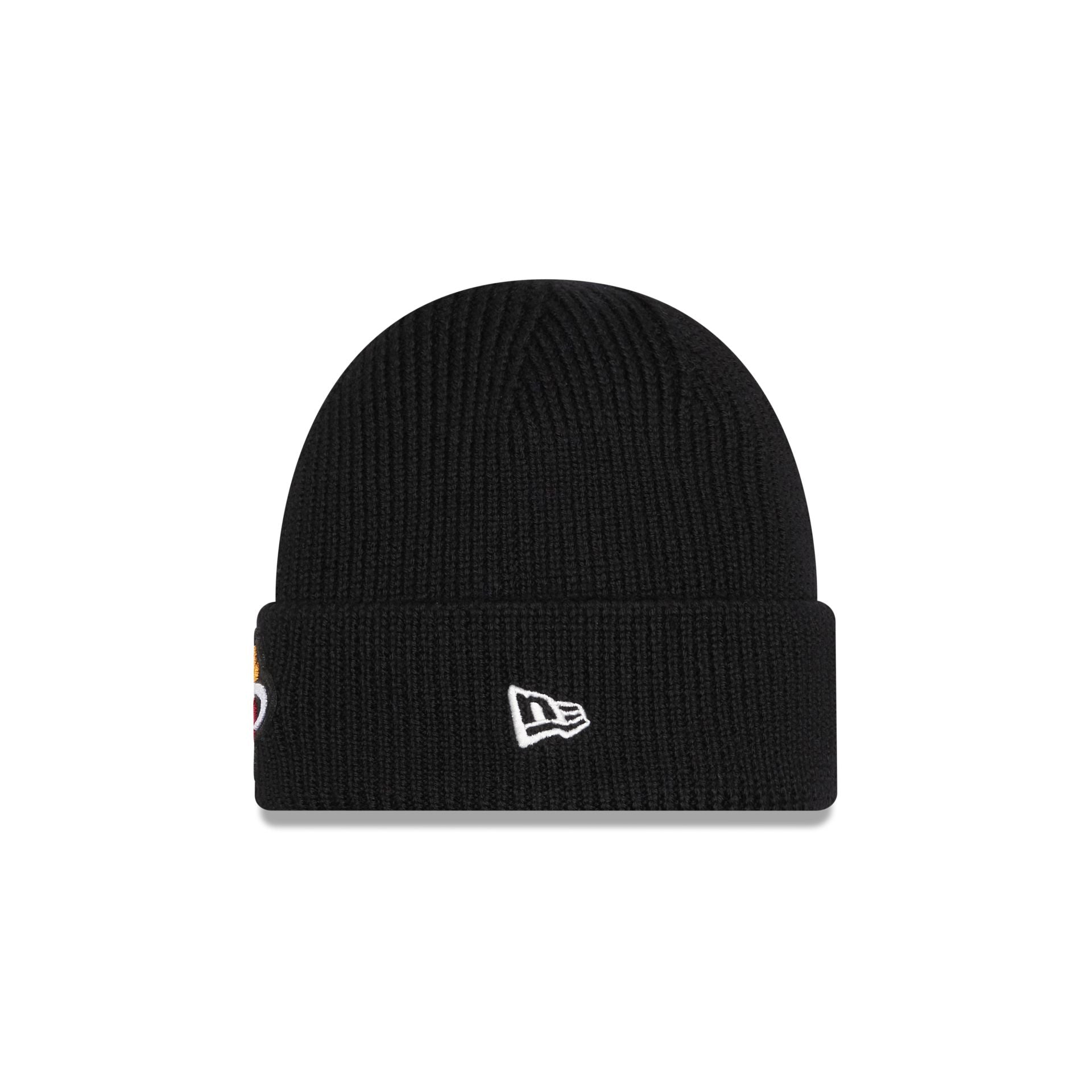 Alternative view of Miami Heat Short Skull Cuff Knit Beanie Hat
