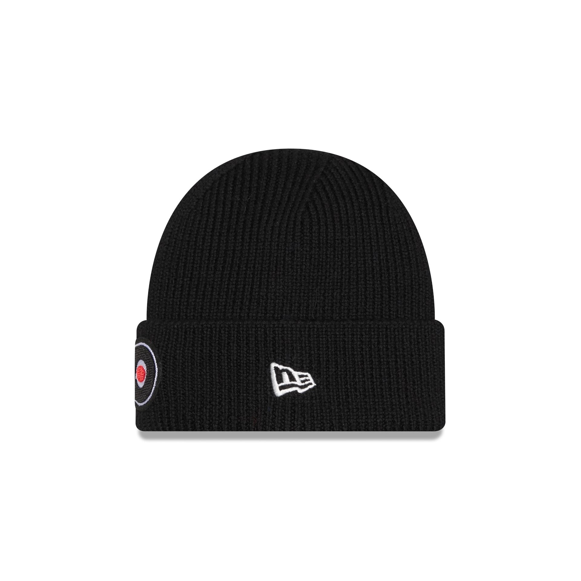 Alternative view of Philadelphia Flyers Short Skull Cuff Knit Beanie Hat