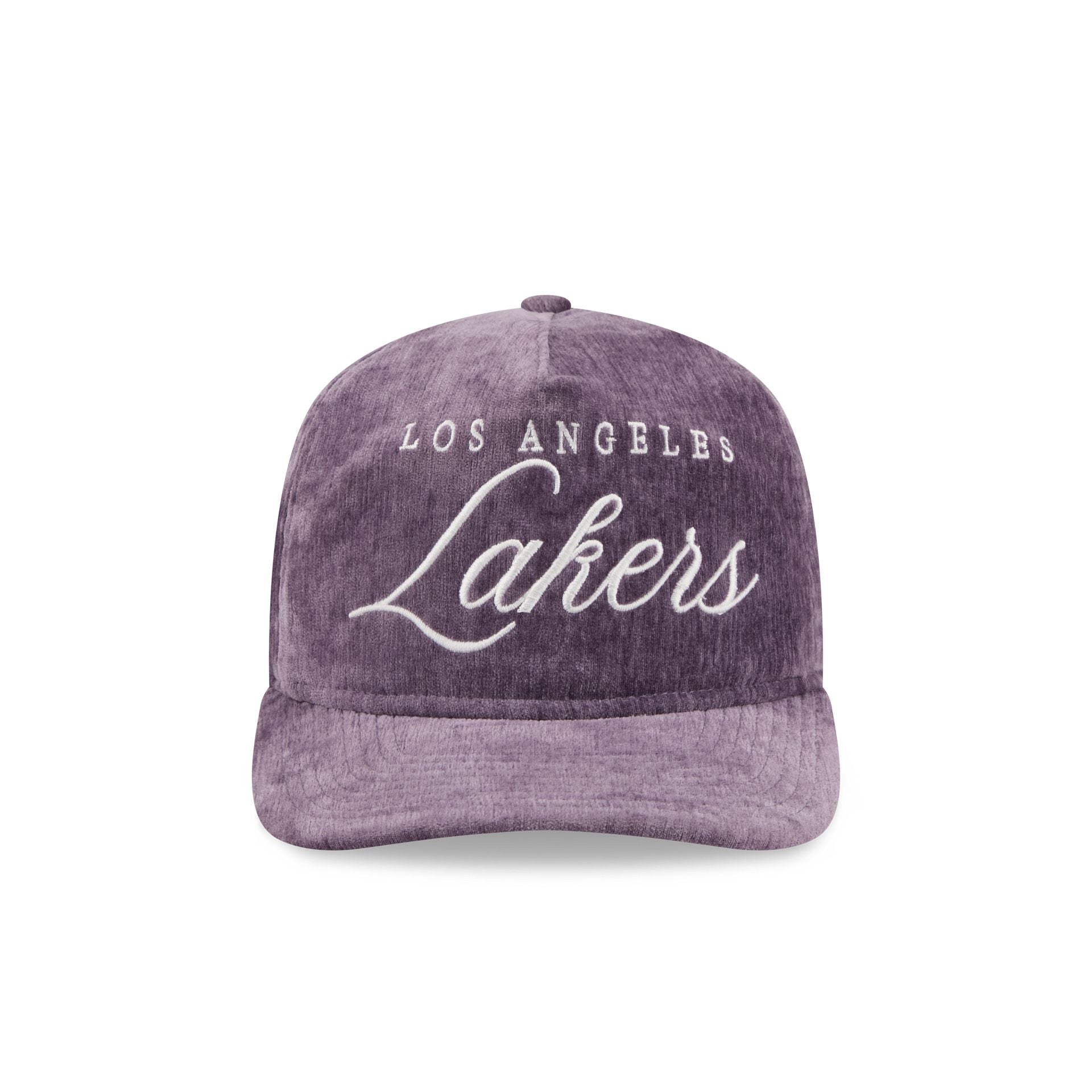 Alternative view of Los Angeles Lakers Velvet Team Script 19Twenty Adjustable Hat