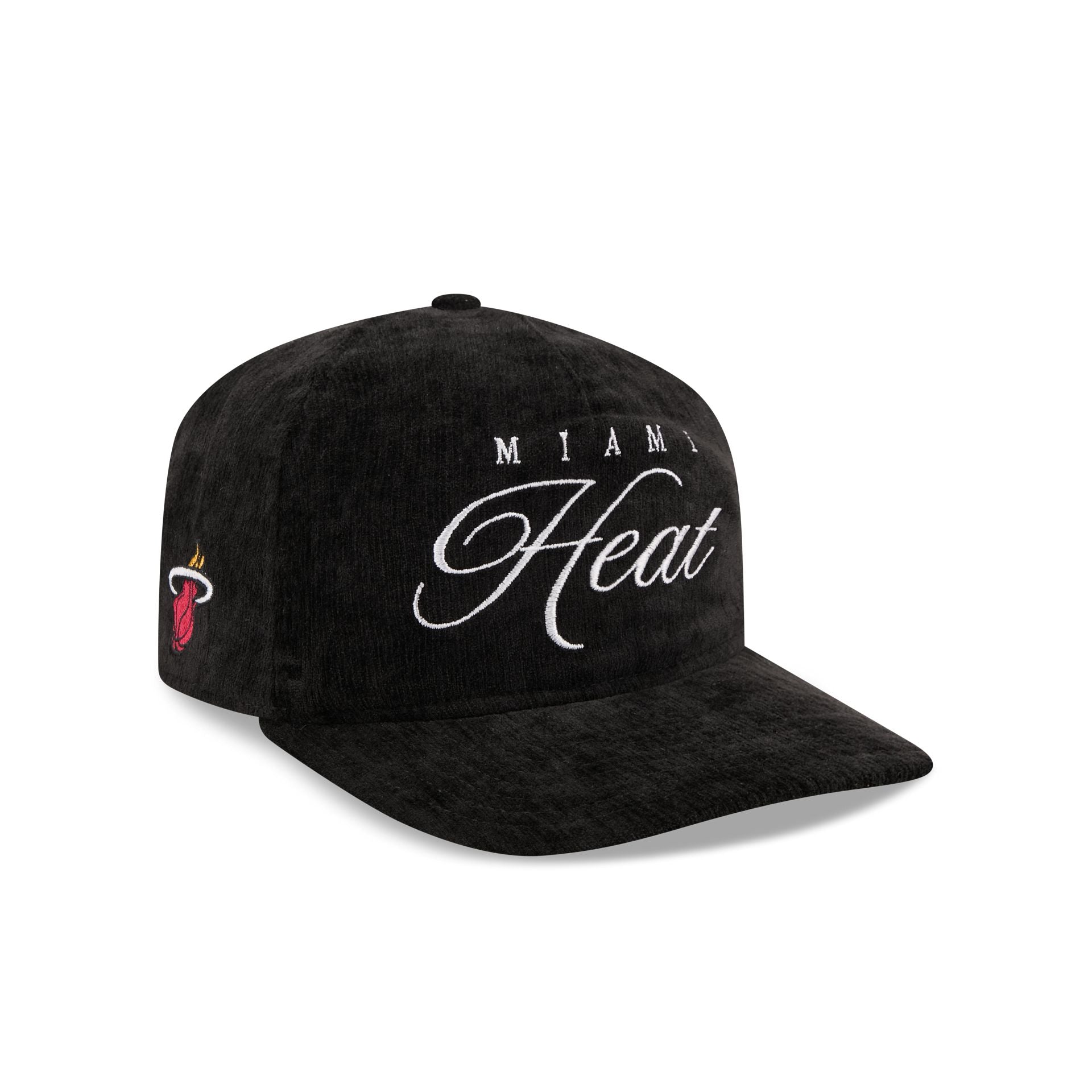 Miami Heat Velvet Team Script 19Twenty Adjustable Hat