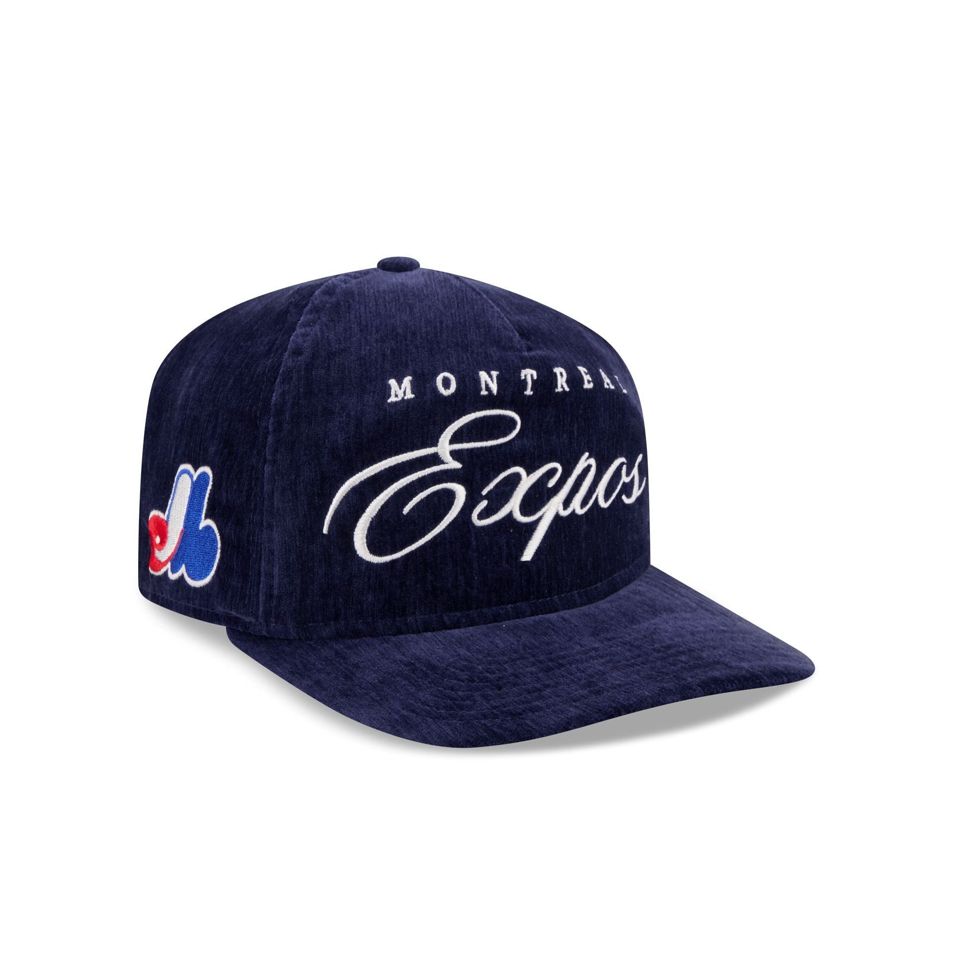 Montreal Expos Velvet Team Script 19Twenty Adjustable Hat