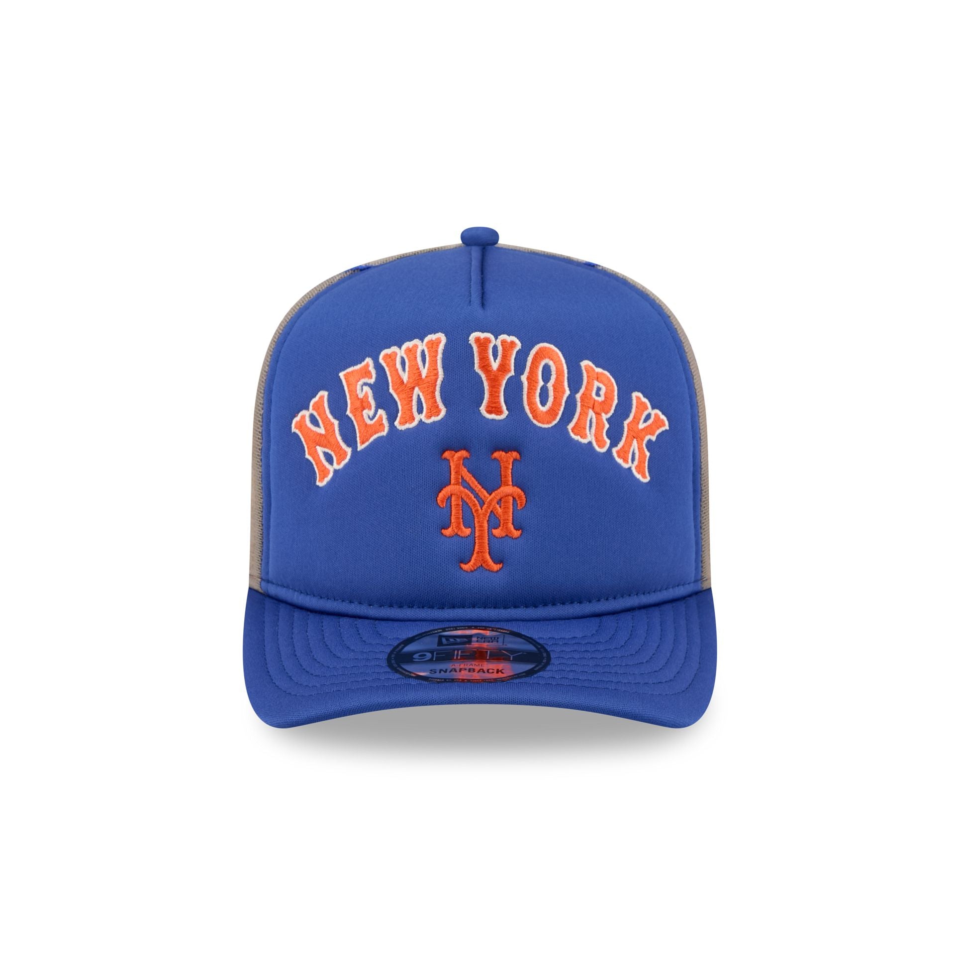 Alternative view of New York Mets Arched 9Fifty A-Frame Trucker Hat