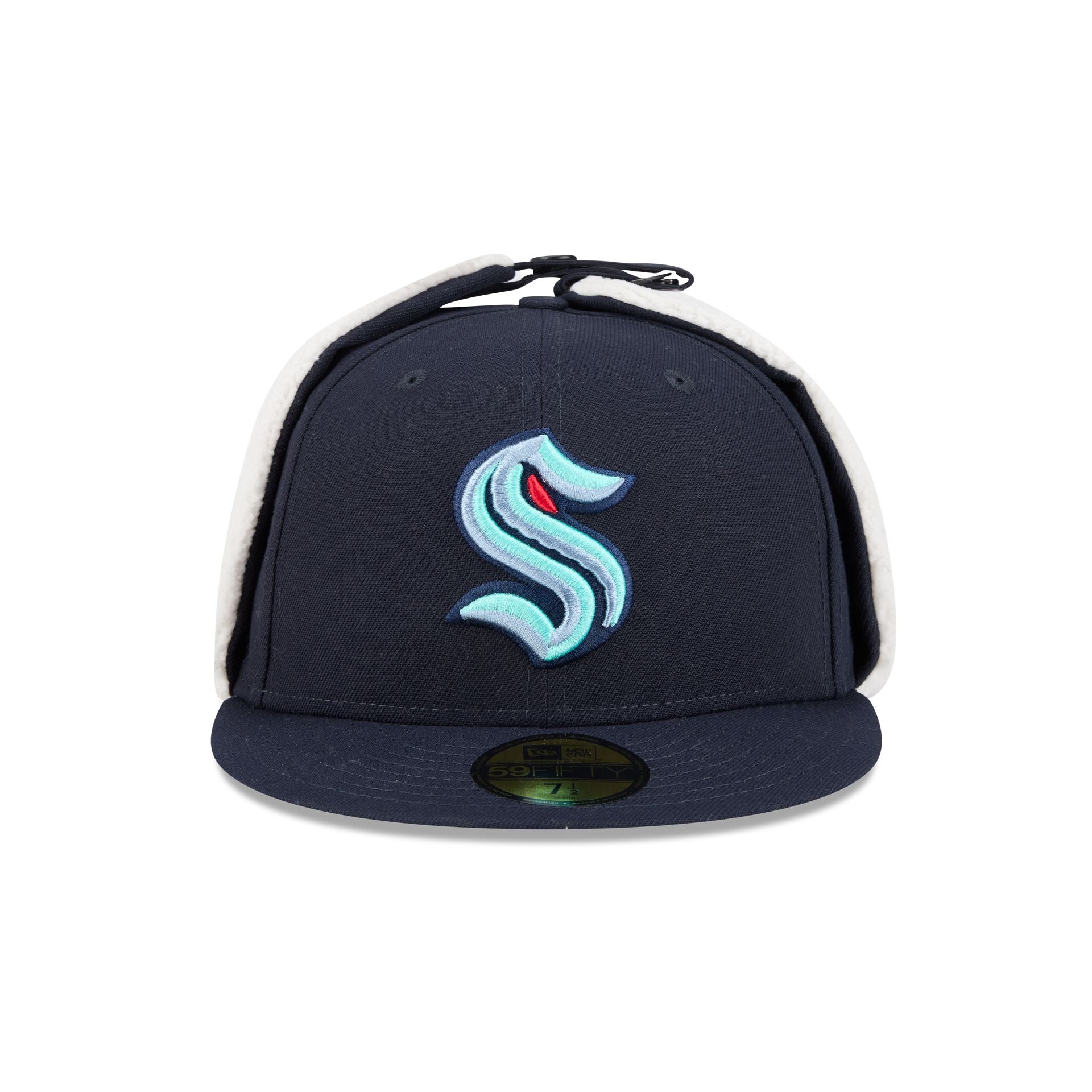 Alternative view of Seattle Kraken Classic Dog Ear 59Fifty Fitted Hat