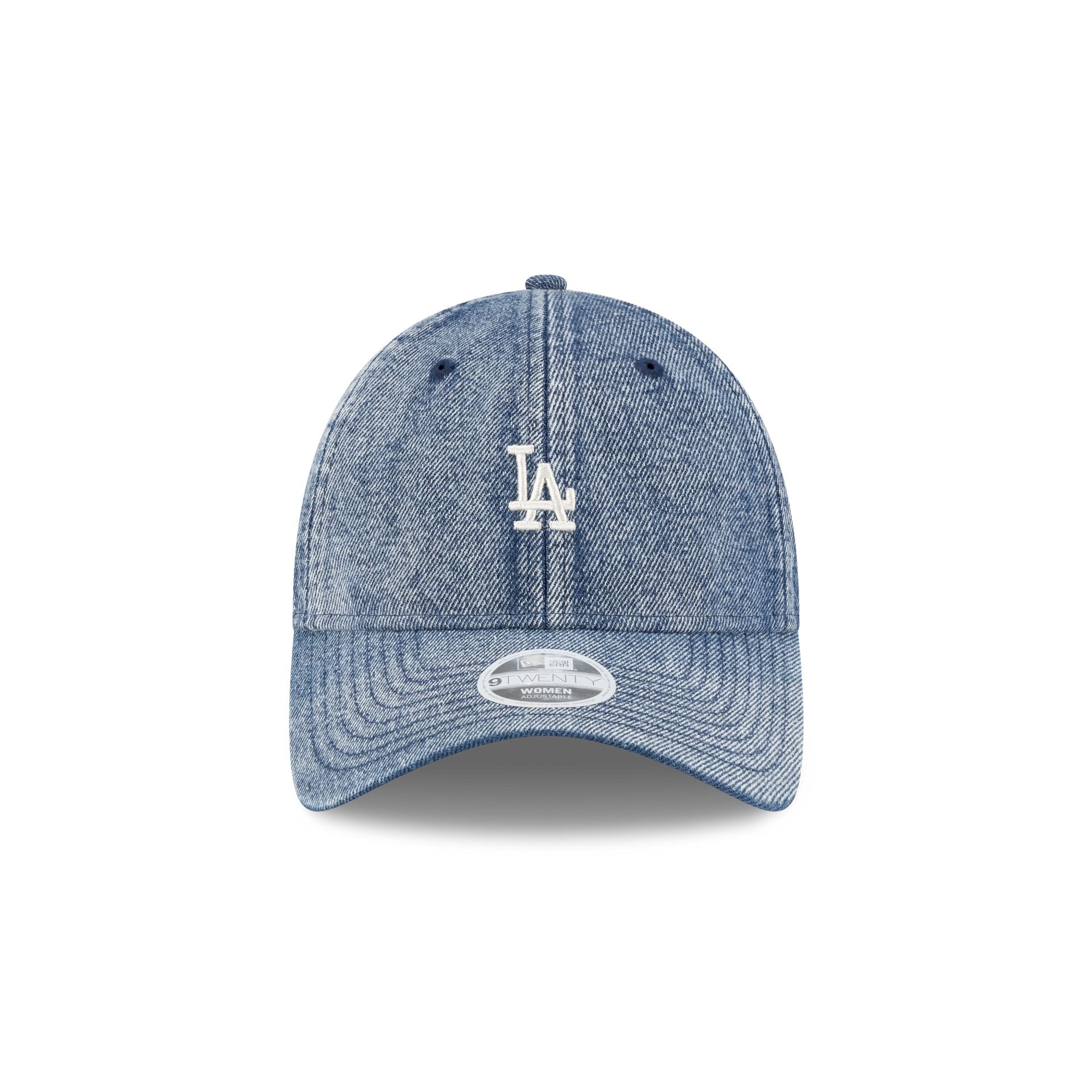 Alternative view of Los Angeles Dodgers Blue Denim Women's 9Twenty Adjustable Hat
