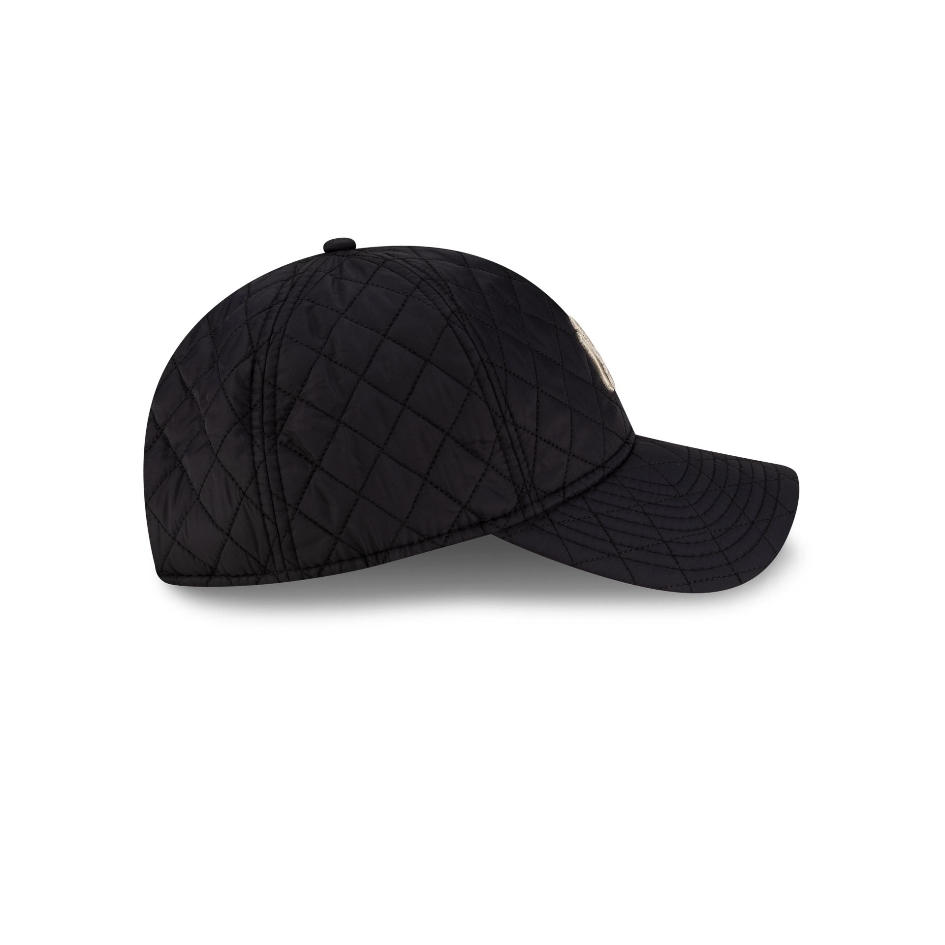 New York Yankees Quilted Satin Black 9Twenty Adjustable Hat - Image 5